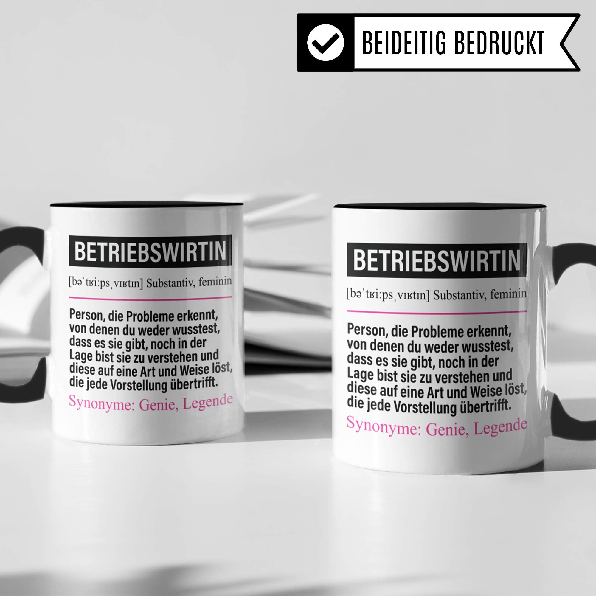 Pagma Druck Tasse Betriebswirtin lustig, Betriebswirtin Geschenk, Spruch Betriebswirtschaft Kaffeebecher Geschenkidee, Kaffeetasse Beruf Ausbildung Teetasse Becher