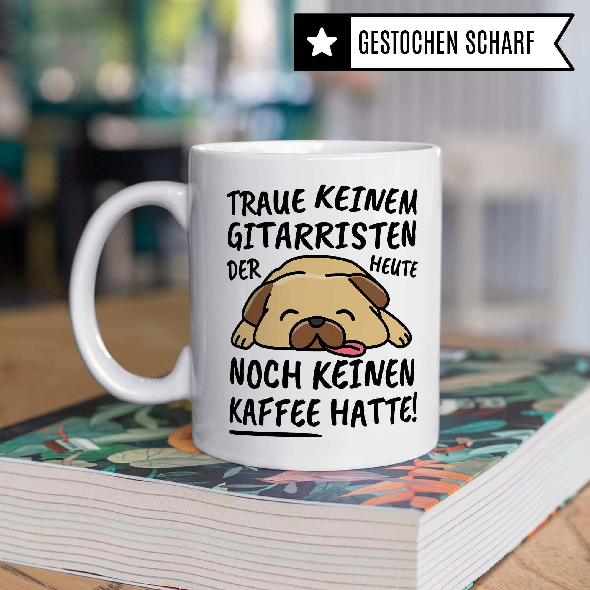 Tasse Gitarrist lustig Gitarrist Geschenk Beruf Spruch Kaffeebecher Gitarristen Geschenkidee Gitarre Musik Instrument Gitarrenspieler Gitarrero Kaffee-Tasse Teetasse Becher