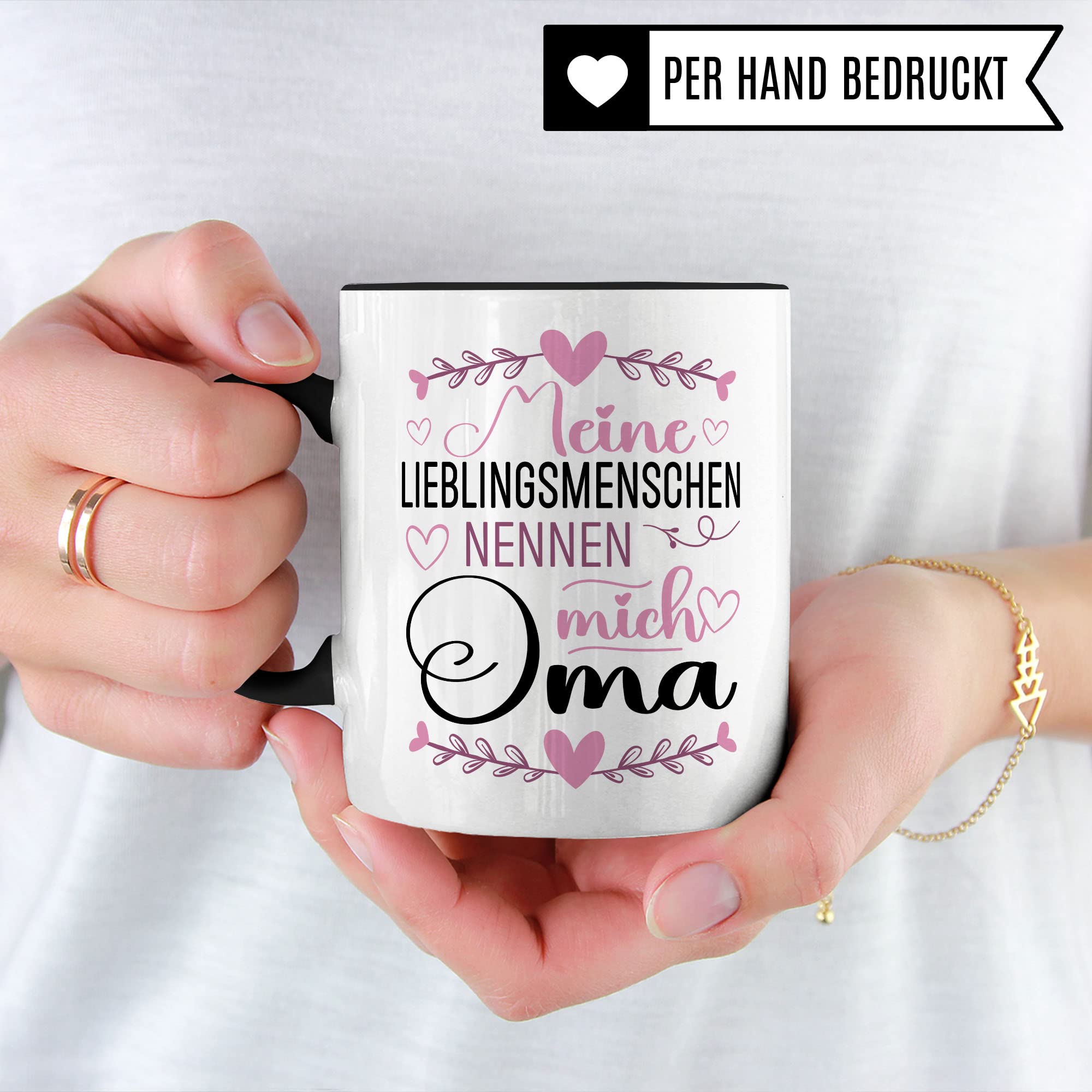 Enkel Tasse Geschenk, Meine Lieblingsmenschen nennen mich Oma Geschenkidee Enkel Enkelkinder Kaffeetasse mit Spruch Kaffee-Becher Enkelin Familie