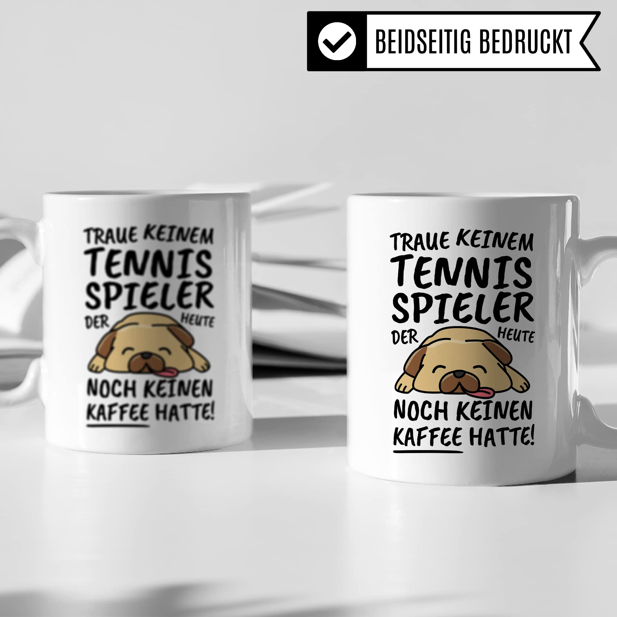 Tasse Tennisspieler lustig Tennisspieler Geschenk Beruf Spruch Kaffeebecher Tennisspieler Geschenkidee Tennis Sportler Tennisplatz Tennisspiel Kaffee-Tasse Teetasse Becher