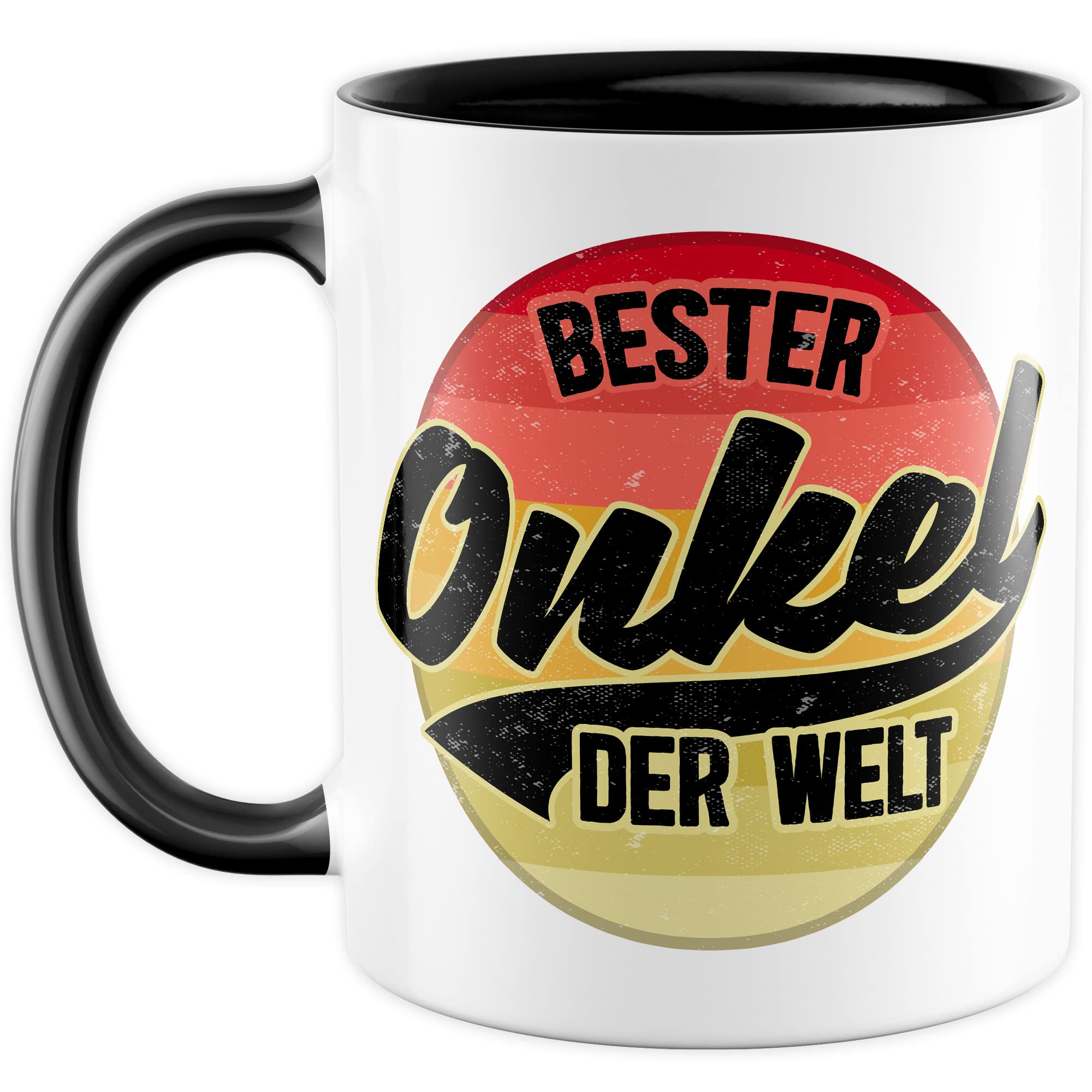 Onkel Tasse Geschenk lustig Bruder Kaffeetasse Nichte Kaffee-Becher Neffe Geschenkidee Familie Humor Geschwister Patenonkel Pate Patenkind Bester Onkel der Welt Spruch