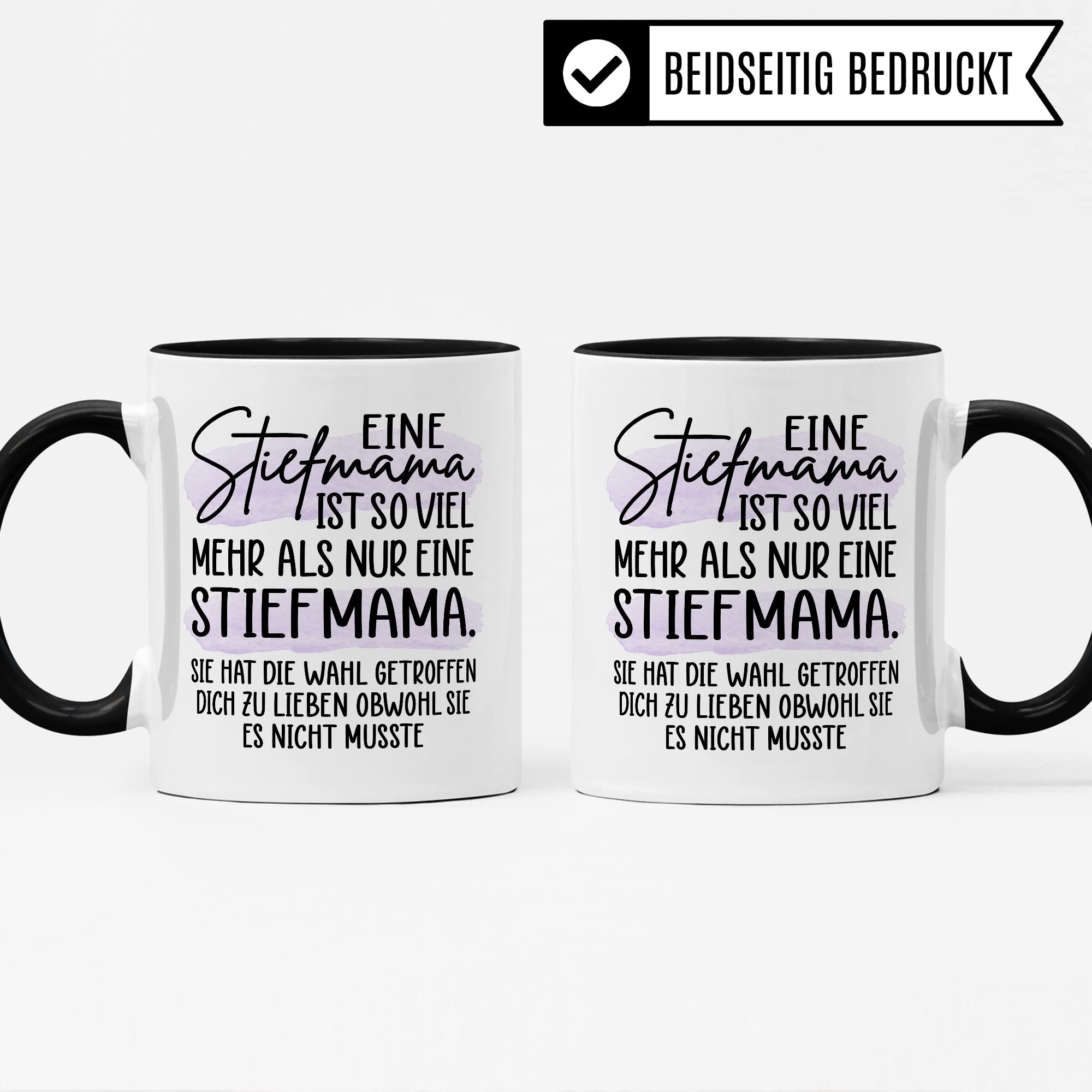 Tasse Stiefmutter Geschenk, Eine Stiefmama ist so viel mehr als nur eine Stiefmama Geschenkidee Kaffee-Becher Tasse mit Spruch Kaffeetasse Stiefmutter Ziehmutter