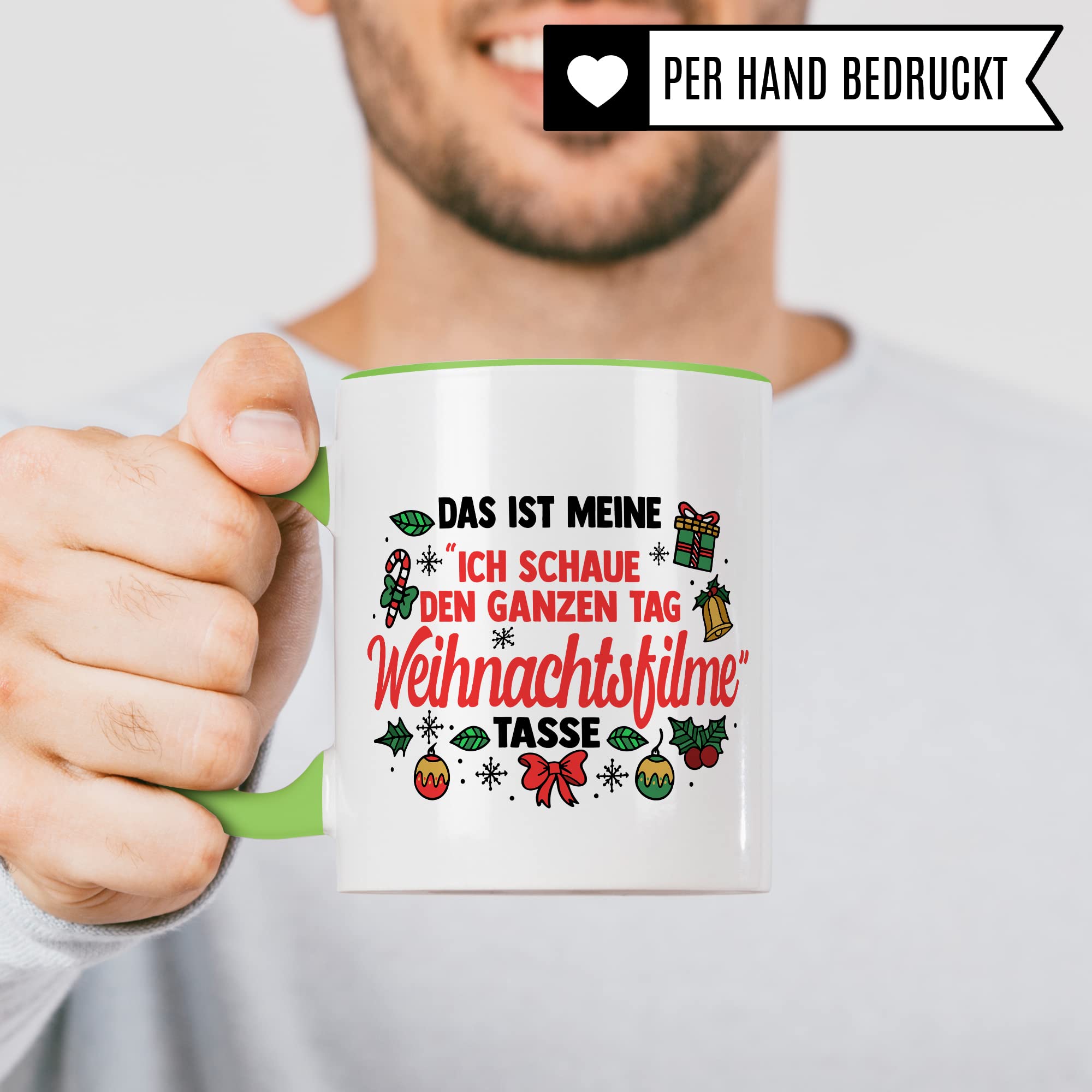 Weihnachten Tasse Weihnachts-Filme Kaffee-Becher Teetasse Christmas Glühweintasse Geschenk Geschenkidee Frohe Weihnachten Winter Kaffeetasse Fest Winter weihnachtlich X-Mas Advent Freundin Kollegin