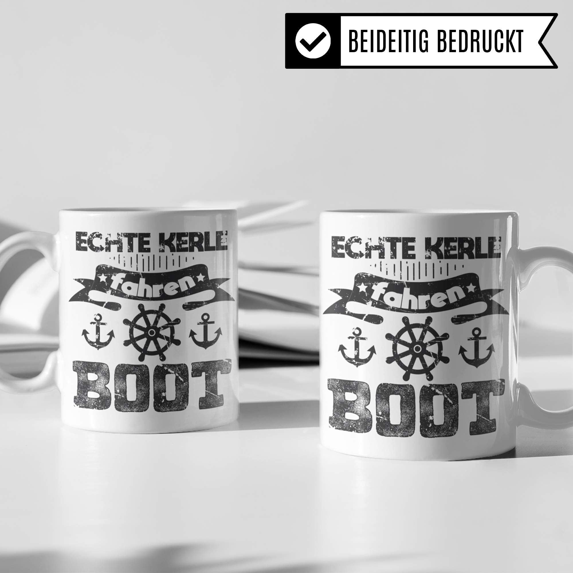 Tasse Boot Geschenk Bootsfahrer Kaffeetasse Bootfahren Kapitän Schiff Boot Fahren Kaffeebecher Männer Geschenkidee