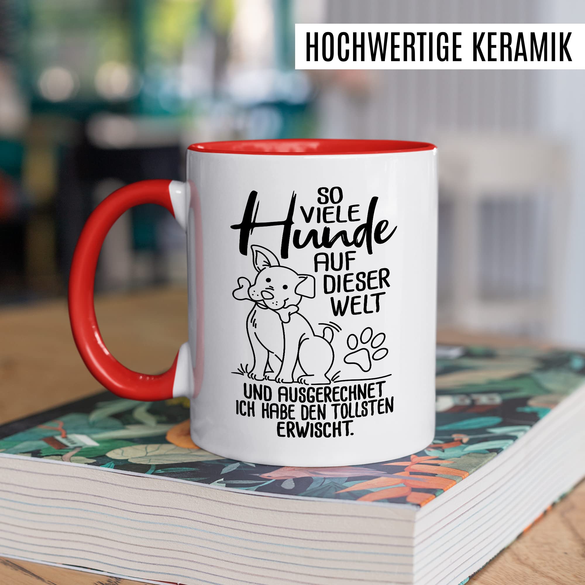 Tasse Hundebesitzer Geschenk, So viele Hunde auf dieser Welt Geschenkidee Hundehalter Kaffeetasse mit Spruch Kaffee-Becher Vierbeiner Tierfreund Hunde-Liebhaber Herrchen Frauchen