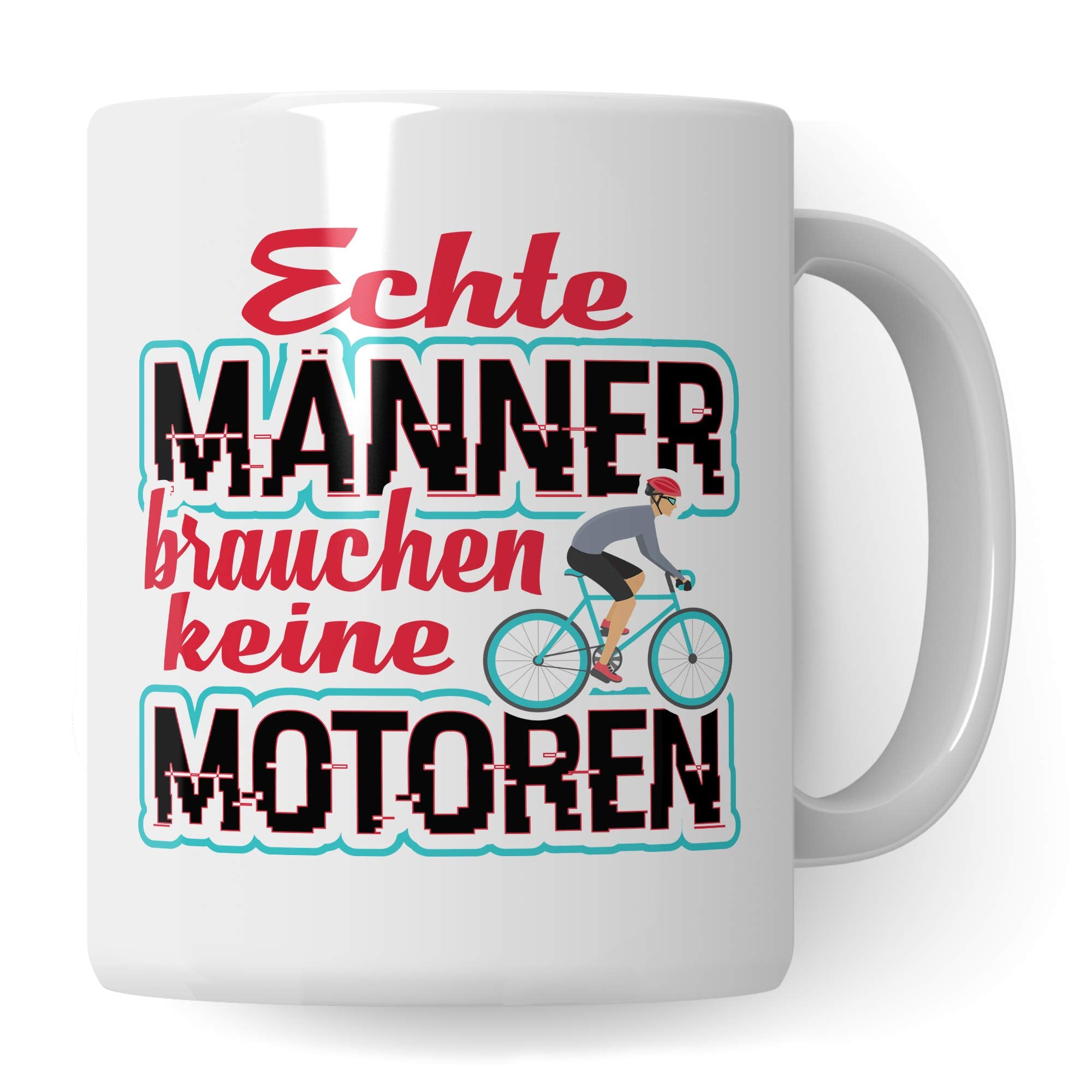 Pagma Druck Fahrrad Geschenk, Fahrrad Tasse, Geschenkidee Fahrradfahrer Fahrräder Rennrad Becher, Kaffeetasse Radfahrer Mountainbike Fahrradmotiv Mountainbiker Radfahren Kaffeebecher