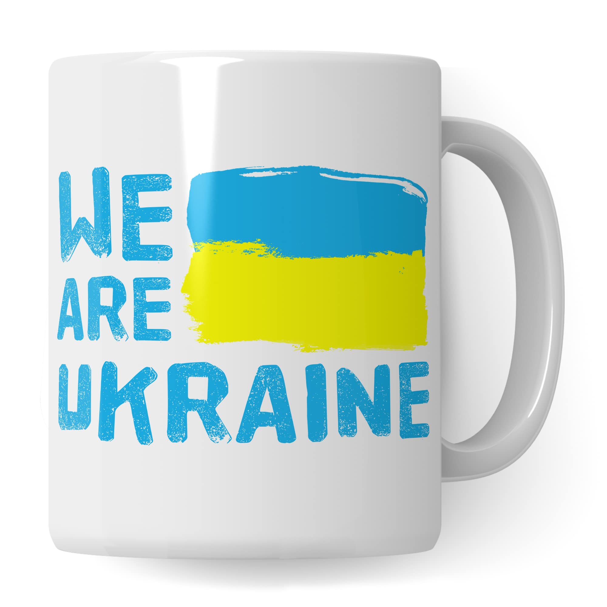 Ukraine Tasse: We are Ukraine - Ukrainer Flagge Kaffeebecher Geschenk Land Europa Kaffeetasse