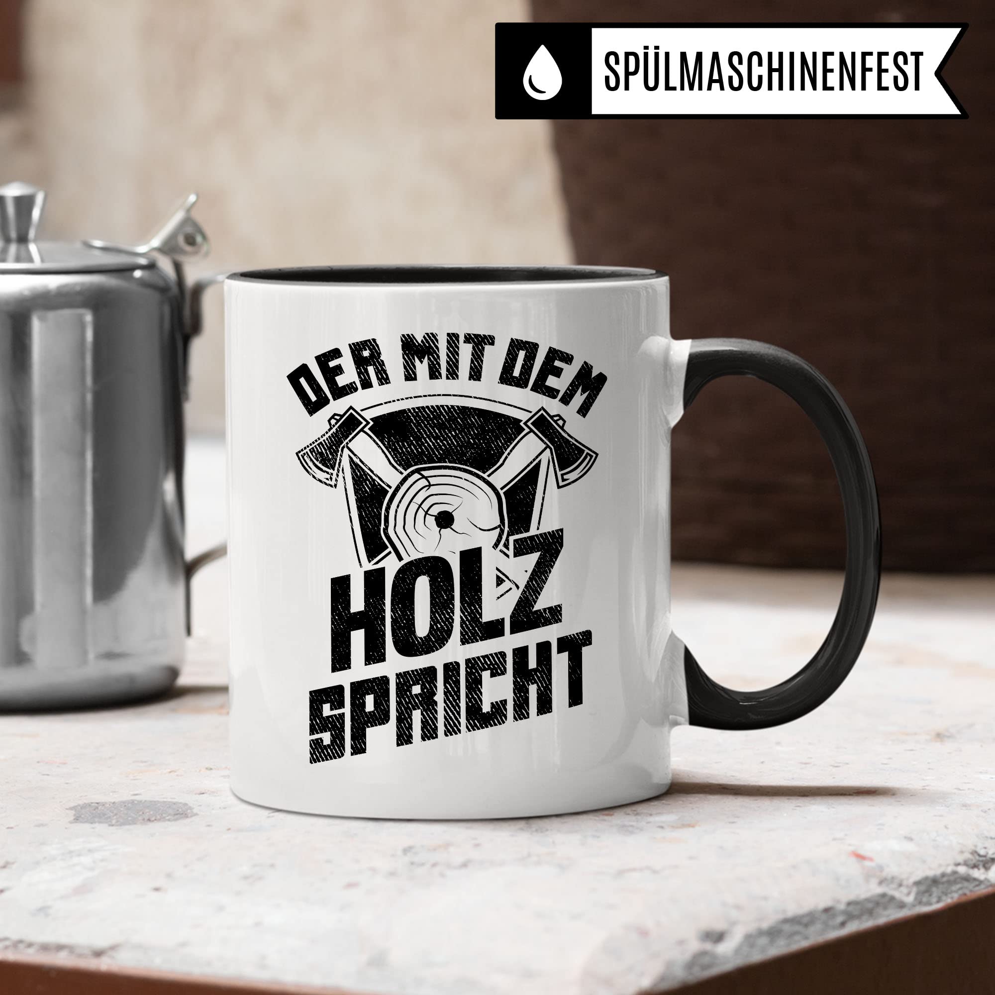 Schreiner Tasse Geschenkidee Schreinermeister Kaffeetasse Humor Witz Geschenk für Tischler Kaffeebecher Tischlermeister Becher