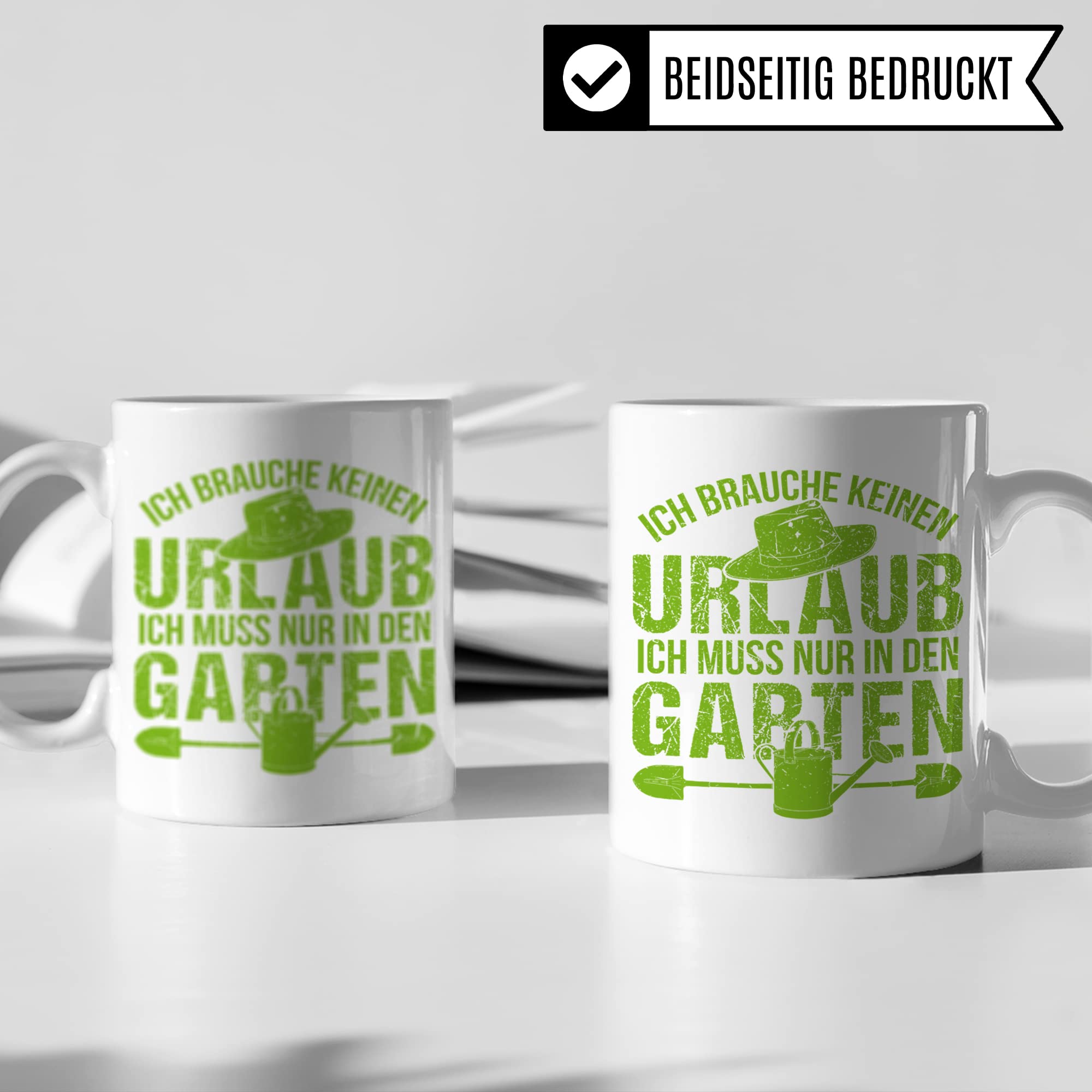 Garten Tasse Geschenk, Gärtner Gärtnerin Geschenkidee, Kaffeebecher mit Spruch lustig Gärtnerei, Kaffeetasse Humor Witz Geschenkidee für Hobbygärtner, Urlaub Teetasse