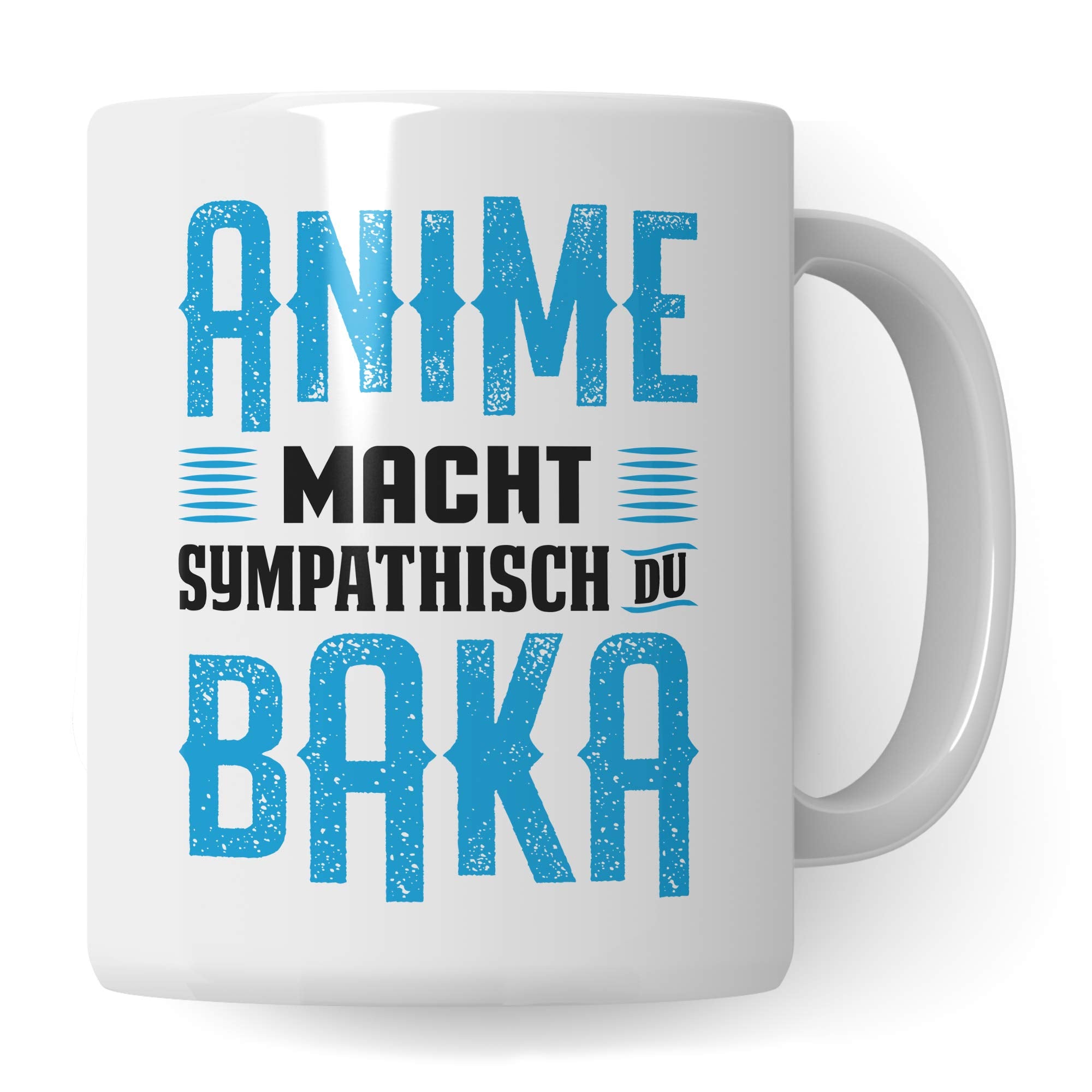 Anime Tasse Geschenk Animes Spruch Becher Otaku Geschenkidee Baka Kaffeetasse Japan Manga