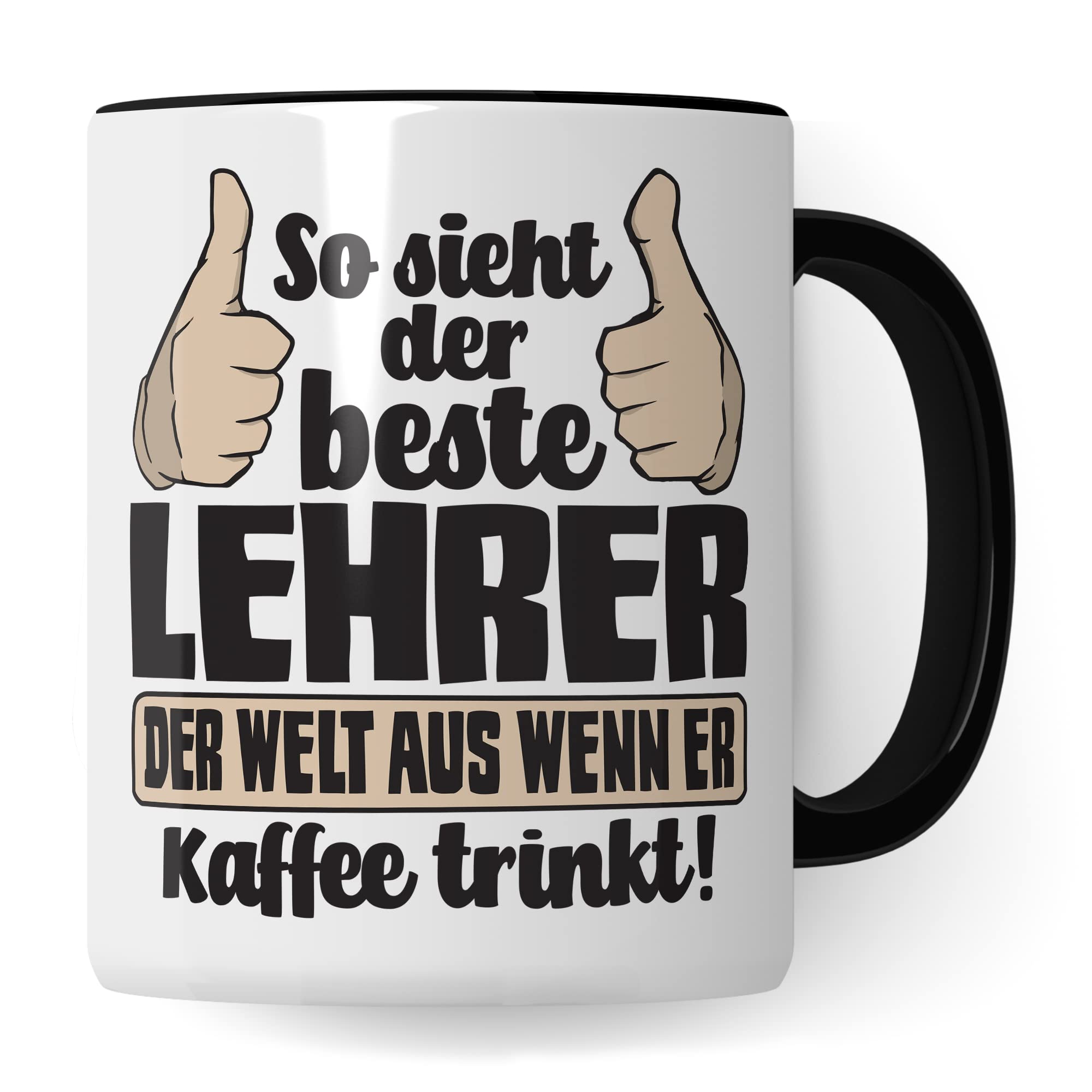 Lehrer Tasse mit Spruch lustig Kaffee-Tasse Lehrer Geschenkidee Lehrer Geschenk Grundschule Tasse Abschied Lehrer Abschiedsgeschenk Gymnasium Kaffee-Becher