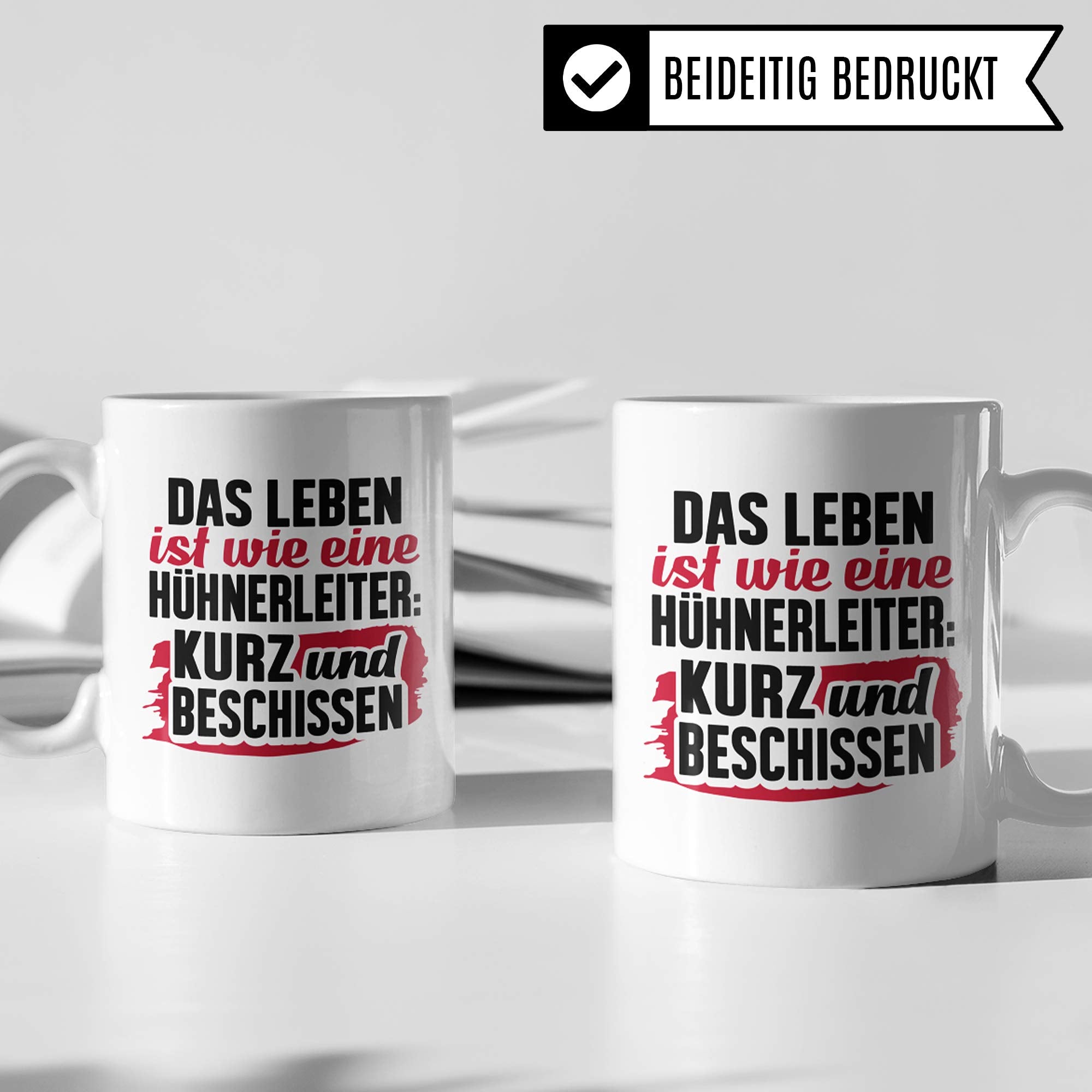 Pagma Druck Hühner Tasse lustig, Huhn Becher Geschenkidee, Hühner Geschenk Kaffeetasse für Hühnerhalter, Hühnerstall Spruch Bauernhof Haushuhn Hühnerhaltung Motiv Kaffeebecher