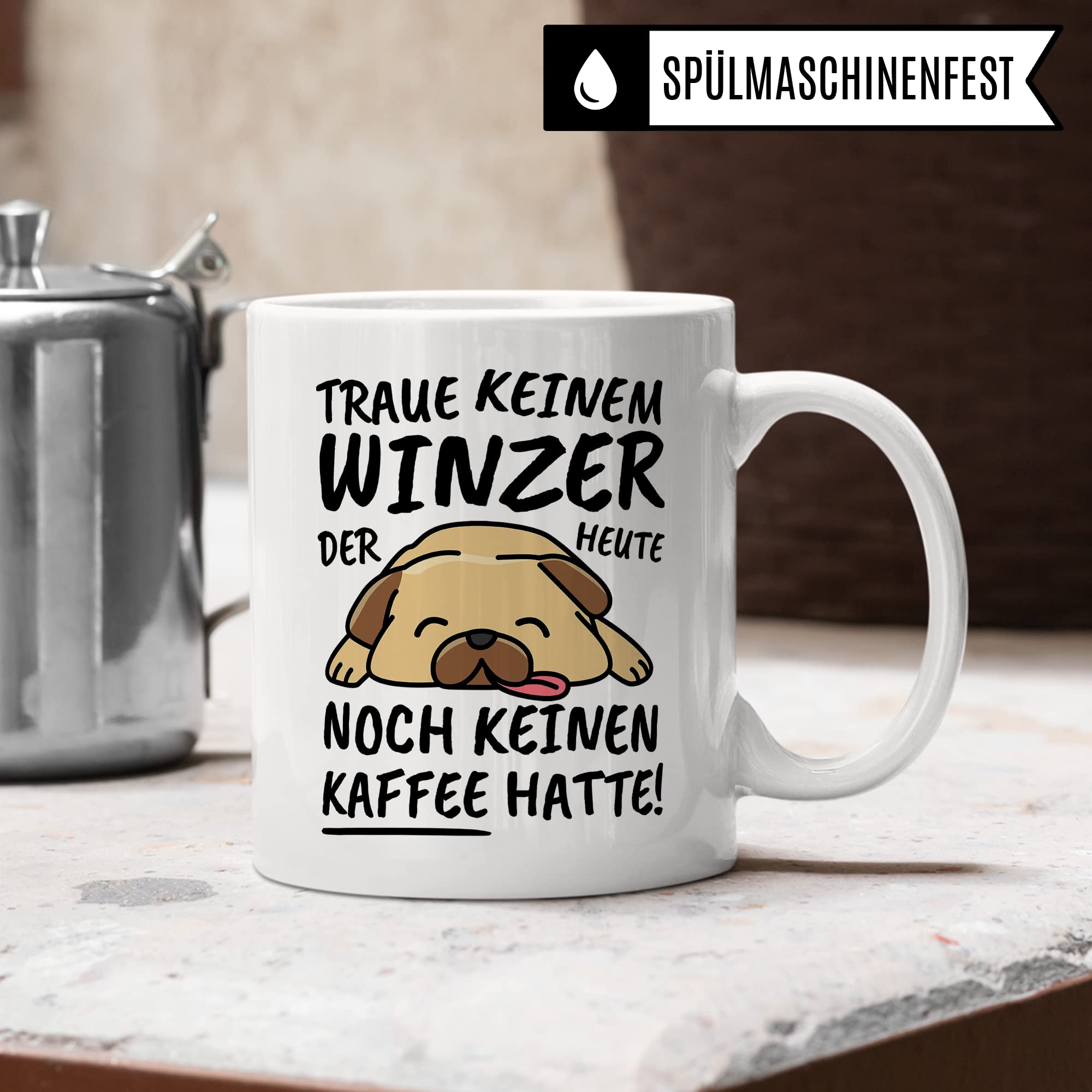 Tasse Winzer lustig Winzer Geschenk Beruf Spruch Kaffeebecher Winzer Geschenkidee Weinbauer Häcker Weingärtner Wein Kaffee-Tasse Teetasse Becher