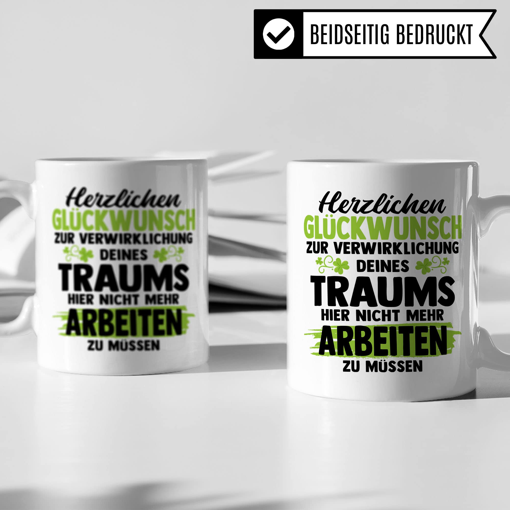 Tasse Jobwechsel Geschenk Kollege Kollegin Abschied Spruch lustig Kaffeetasse Kleinigkeit Neuer Job Frau Mann Geschenkidee Kollegen Verabschiedung Abschiedsgeschenk Kaffee-Becher