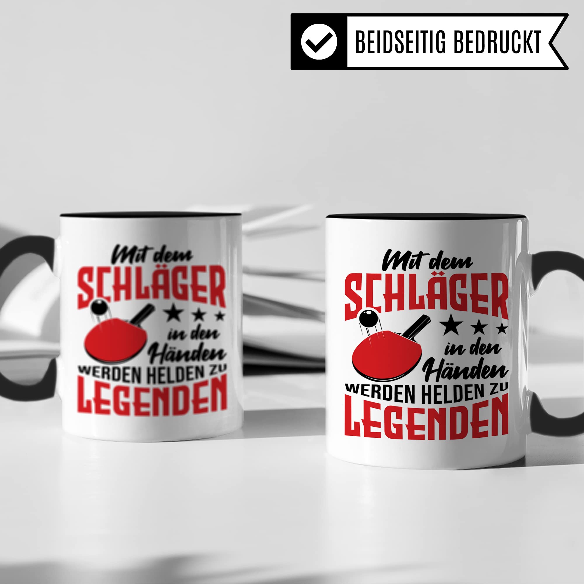 Tischtennis Tasse mit Spruch lustig, Tischtennisspieler Kaffeetasse, Kaffeetasse Humor Witz Geschenk für Tischtennisfans, Kaffeebecher für Männer Frauen, Ironie Teetasse