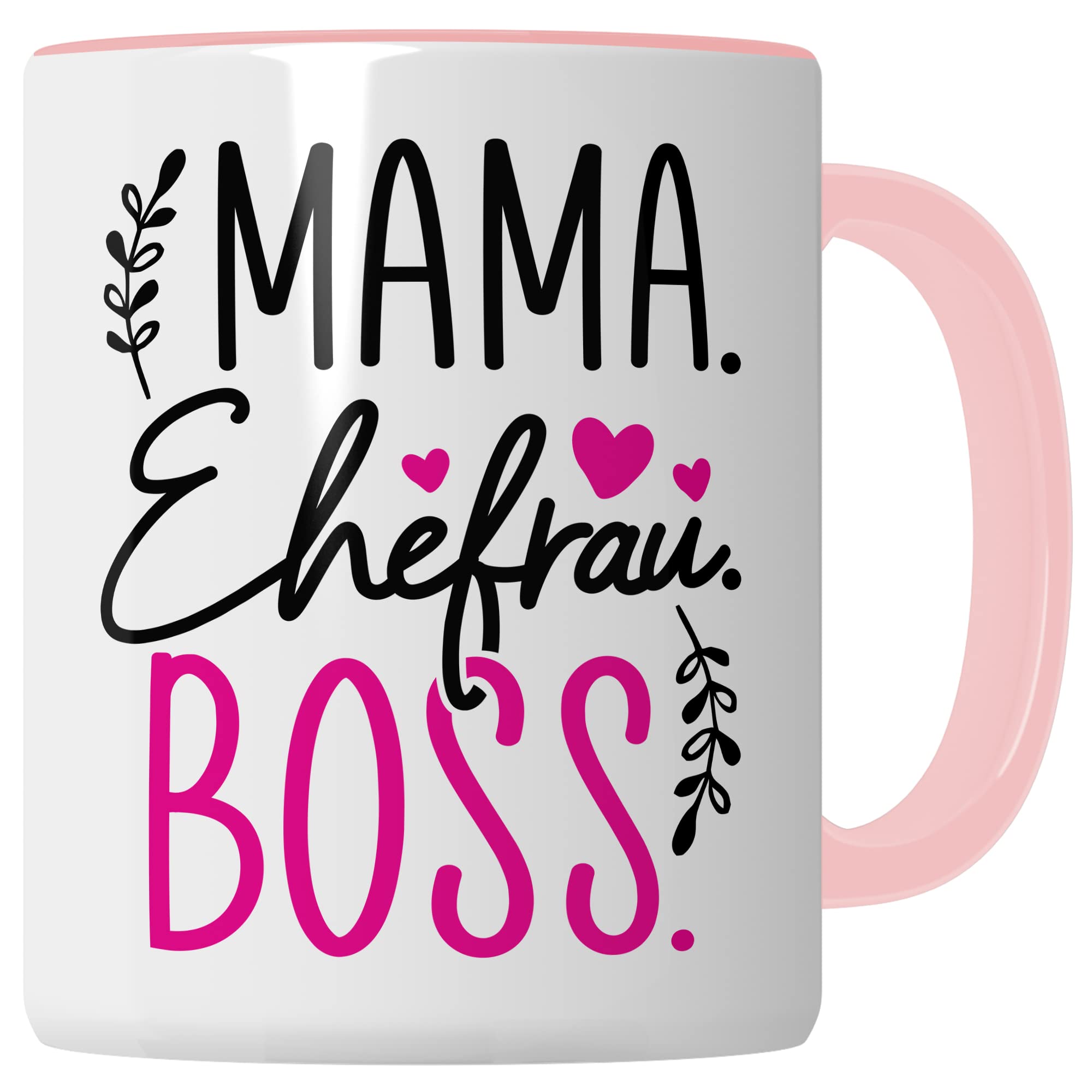 Tasse Mama Geschenk, Mama Ehefrau Boss Geschenkidee Kaffeetasse mit Spruch lustig Kaffee-Becher Mutter Chef Teetasse Muttertag Kaffee-Tasse