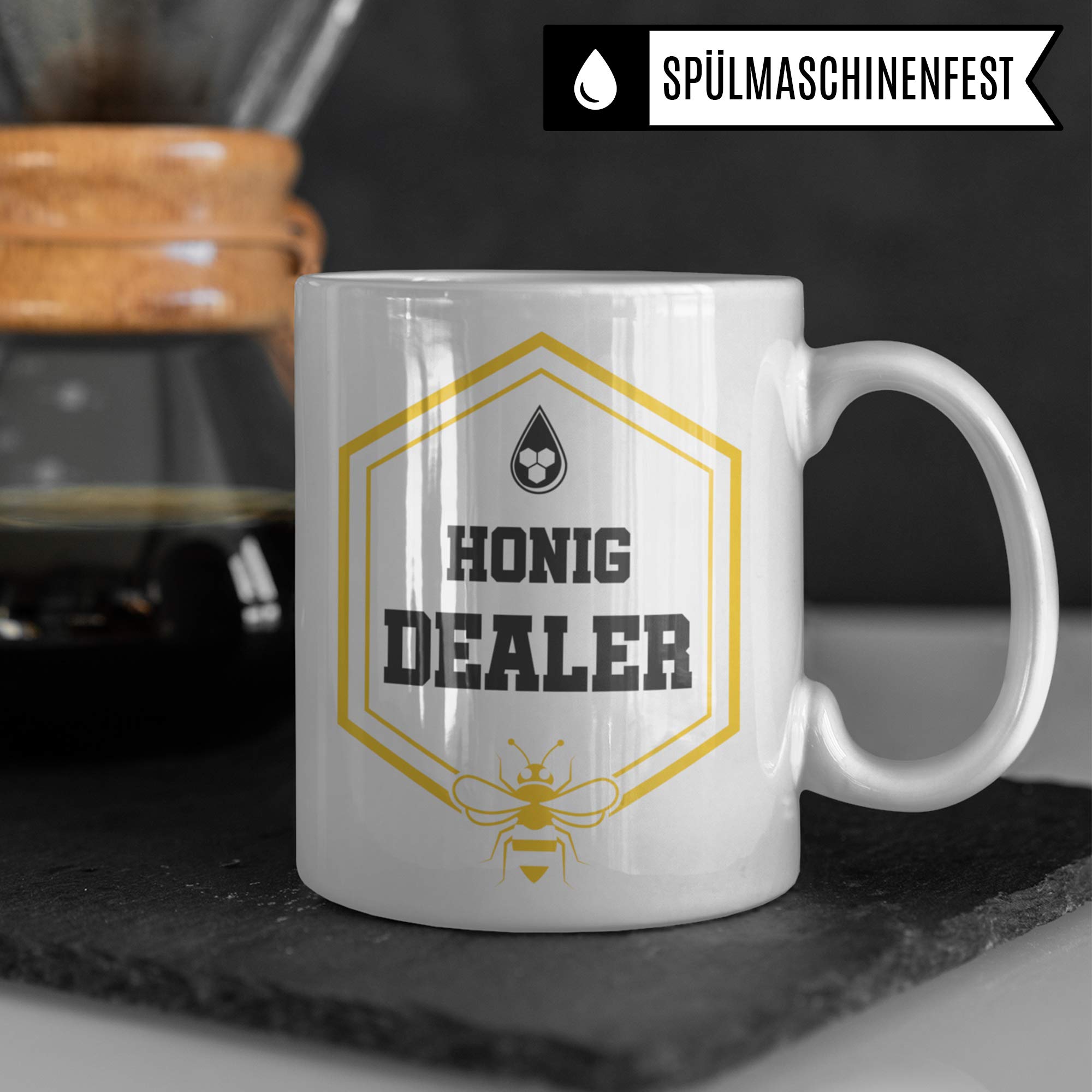 Pagma Druck Bienen Imker Geschenk Becher, Imker Tasse, Imkerei Spruch Honigbiene Kaffeebecher Geschenkidee, Honig Bienenzucht Bienenzüchter Imkern Biene Kaffeetasse lustig