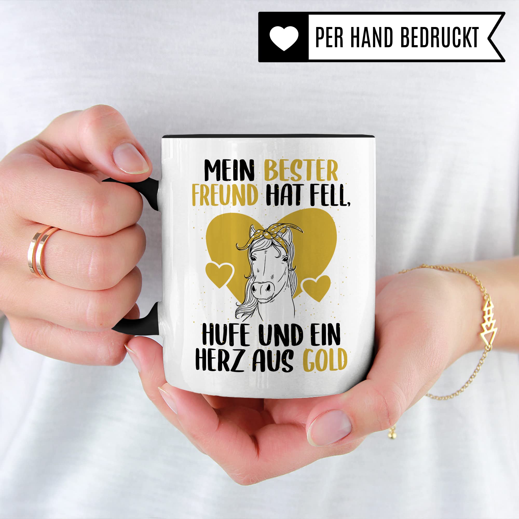 Tasse Pferd Pferde Kaffeetasse Reiterin Kaffee-Becher Reiten bester Freund Vierbeiner Teetasse Pferdemädchen Stallmädchen Pferdeliebhaber Geschenk Geschenkidee Stall Reiter