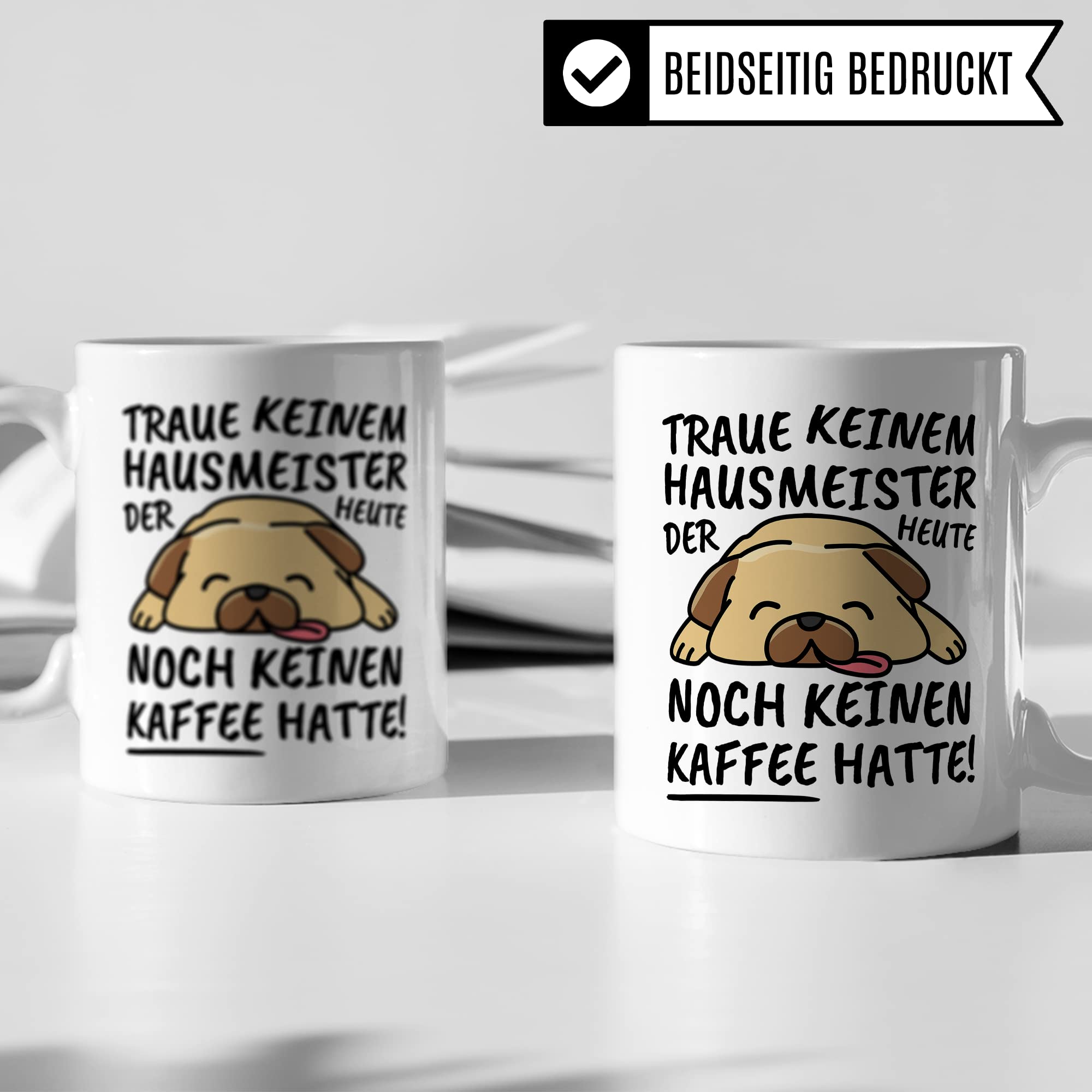 Tasse Hausmeister lustig, Hausmeister Geschenk Beruf, Spruch Kaffeebecher Hausmeister Geschenkidee, Hausbetreuer Hauswart Gebäudewart Kaffee-Tasse Teetasse Becher