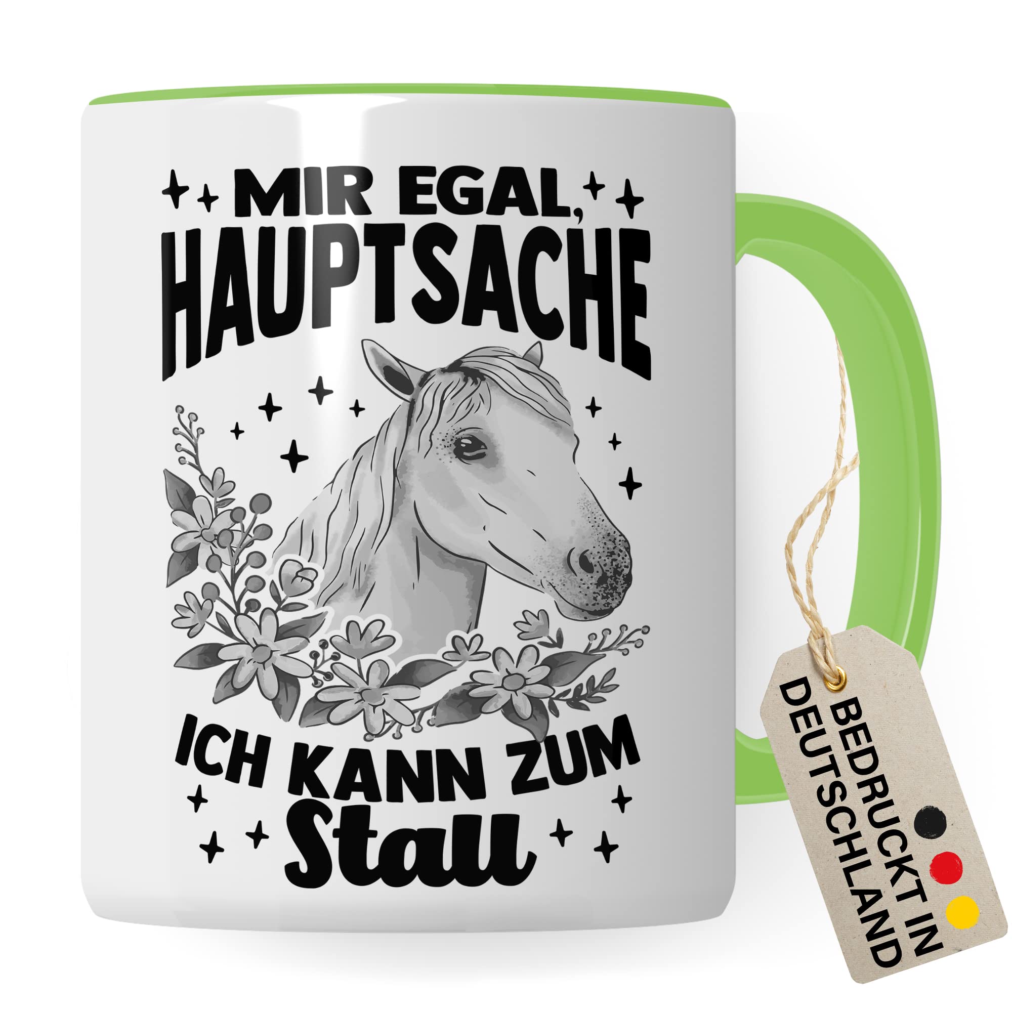 Tasse Pferd Stall Pferde Kaffeetasse Reiterin Kaffee-Becher Reiten bester Freund Vierbeiner Teetasse Pferdemädchen Stallmädchen Pferdeliebhaber Geschenk Geschenkidee Reiter