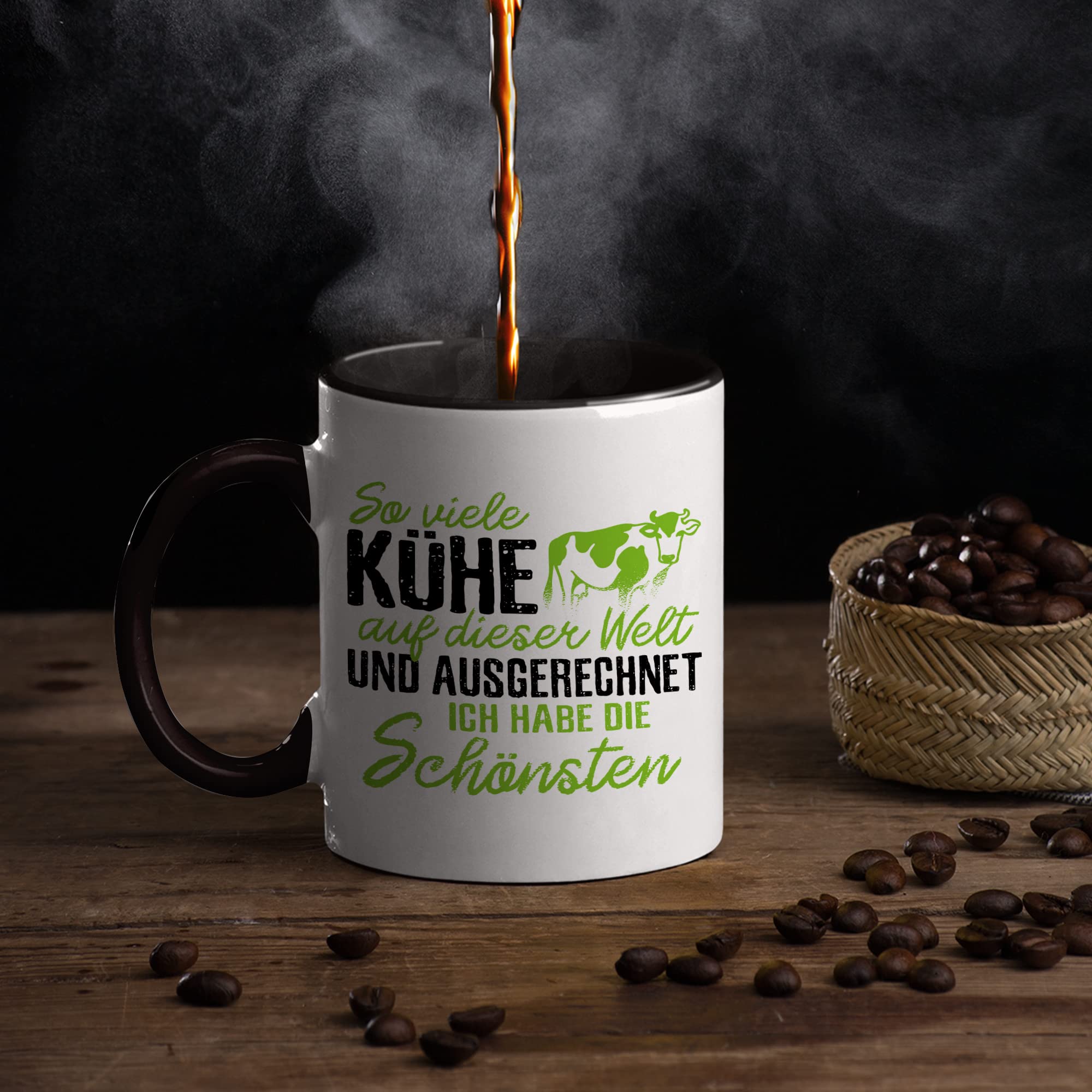 Kühe Tasse Bauer, Landwirt Geschenk lustig, Bäuerin Becher Kaffeetasse Beruf Landwirt, Tasse mit Kuh Motiv, Geschenkidee, Kaffeebecher Teetasse Landwirt