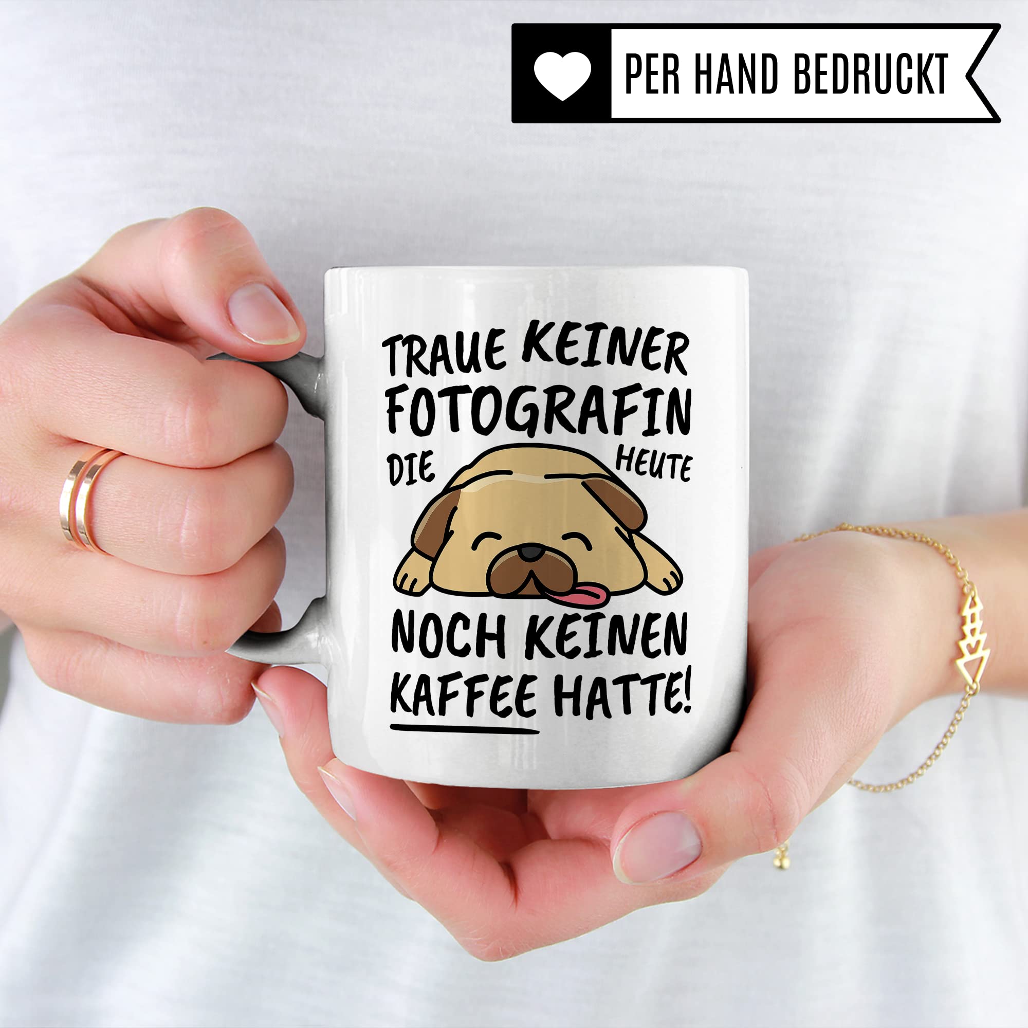 Tasse Fotografin lustig Fotografin Geschenk Beruf Spruch Kaffeebecher Fotografinnen Geschenkidee Fotografie Bildermacherin Lichtbildnerin Photographin Kaffee-Tasse Teetasse Becher