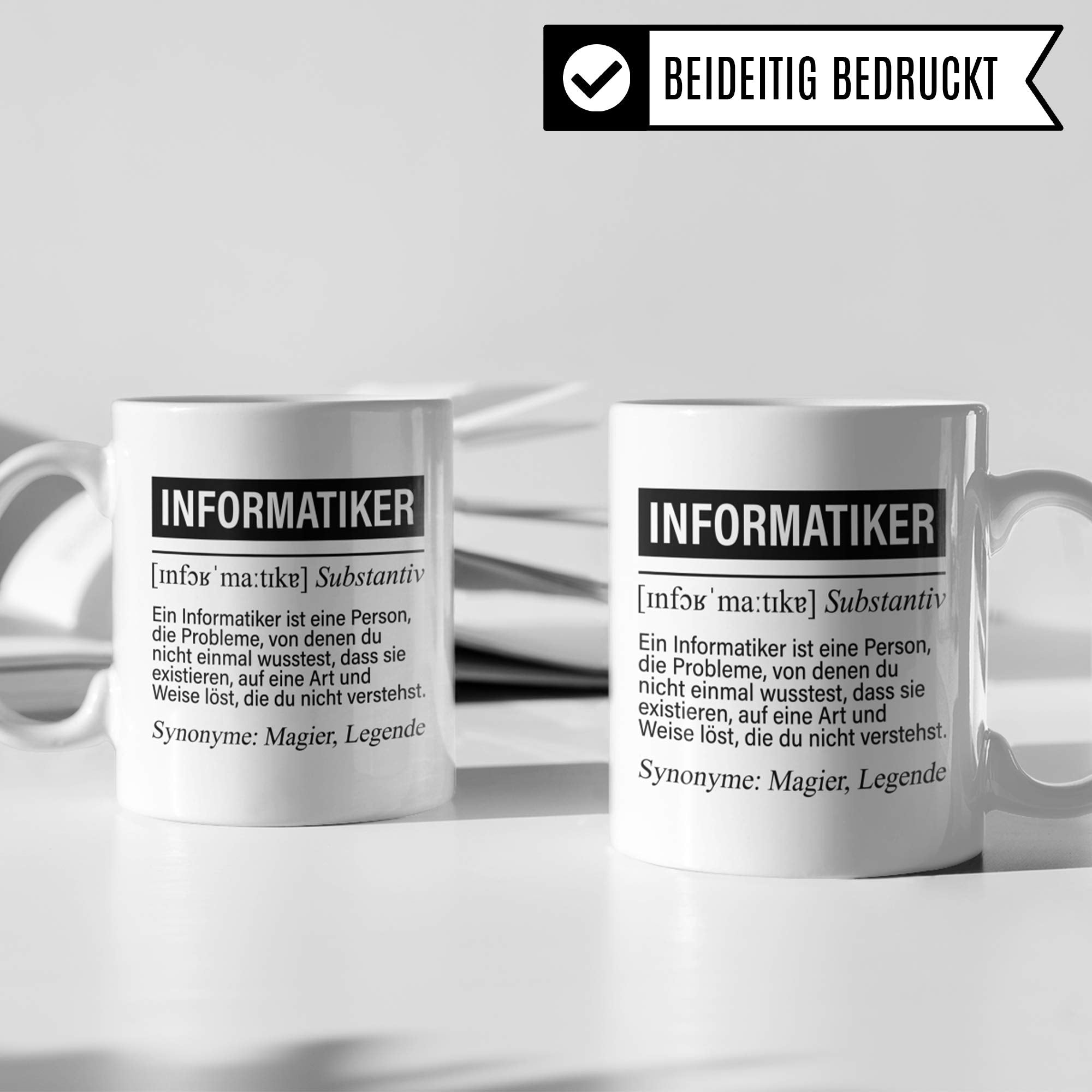 Pagma Druck Informatiker Tasse, IT Informatiker Geschenke lustig, Programmierer Becher Debugging Spruch Programmieren Informatik Geschenkidee, Entwickler Coder Developer Kaffeetasse