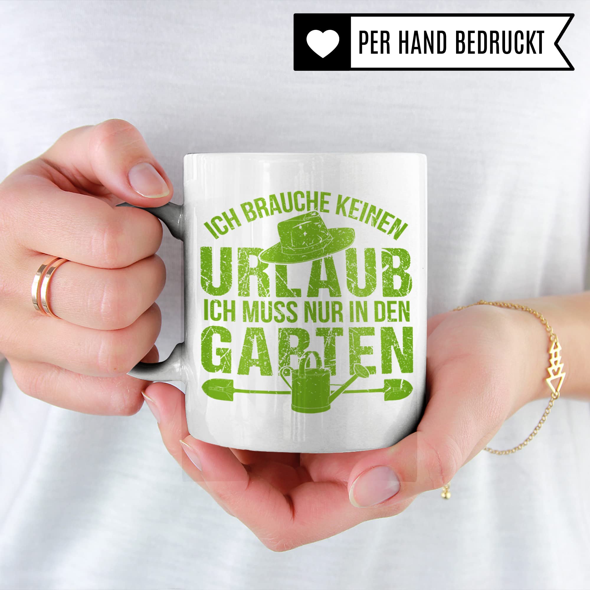 Garten Tasse Geschenk, Gärtner Gärtnerin Geschenkidee, Kaffeebecher mit Spruch lustig Gärtnerei, Kaffeetasse Humor Witz Geschenkidee für Hobbygärtner, Urlaub Teetasse