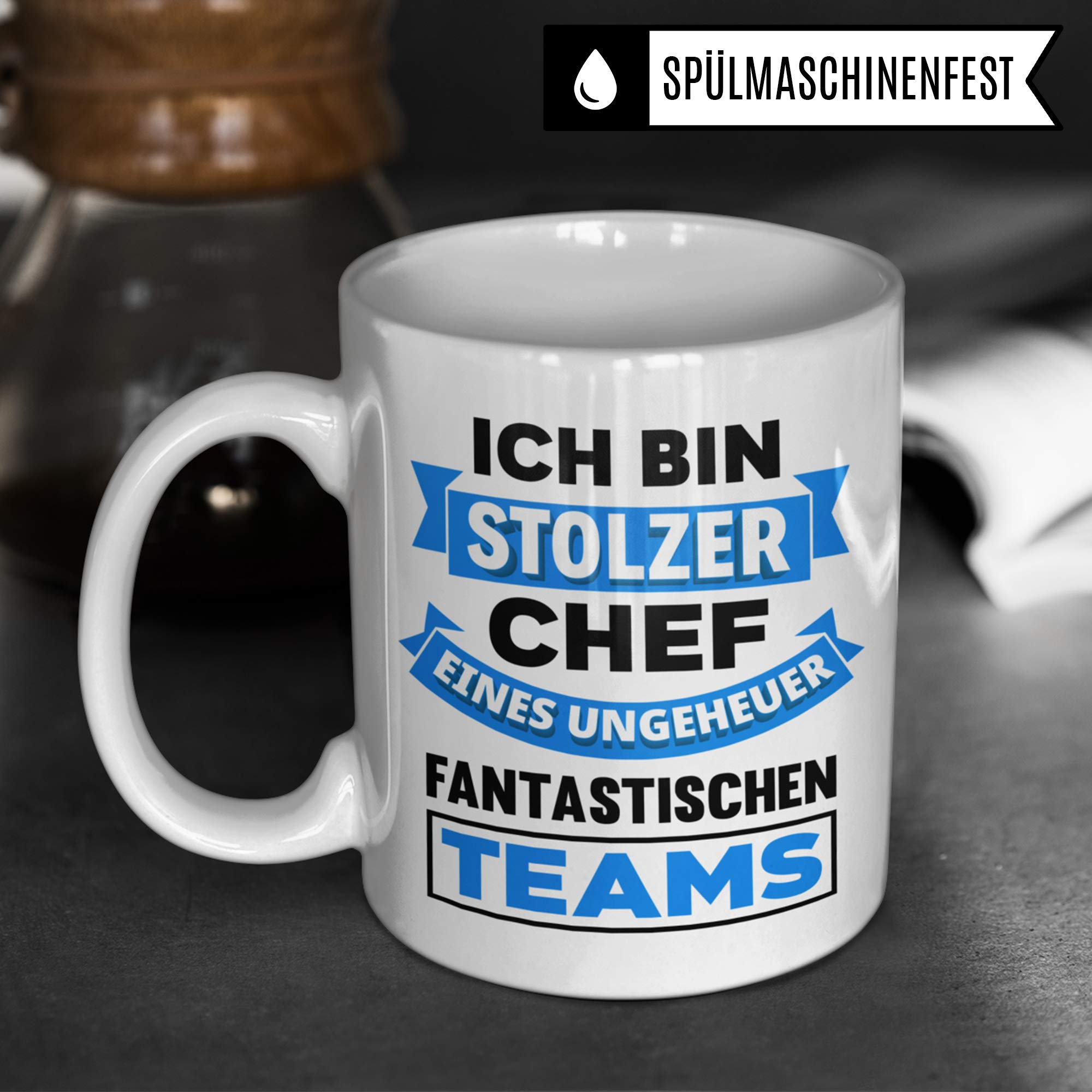 Pagma Druck Stolzer Chef Tasse, Geschenke für den Chef, Boss Kaffeetasse Chef Leiter Becher, Personalchef Abschied, Boss Tasse Geschenkideen für den Chef Teetasse