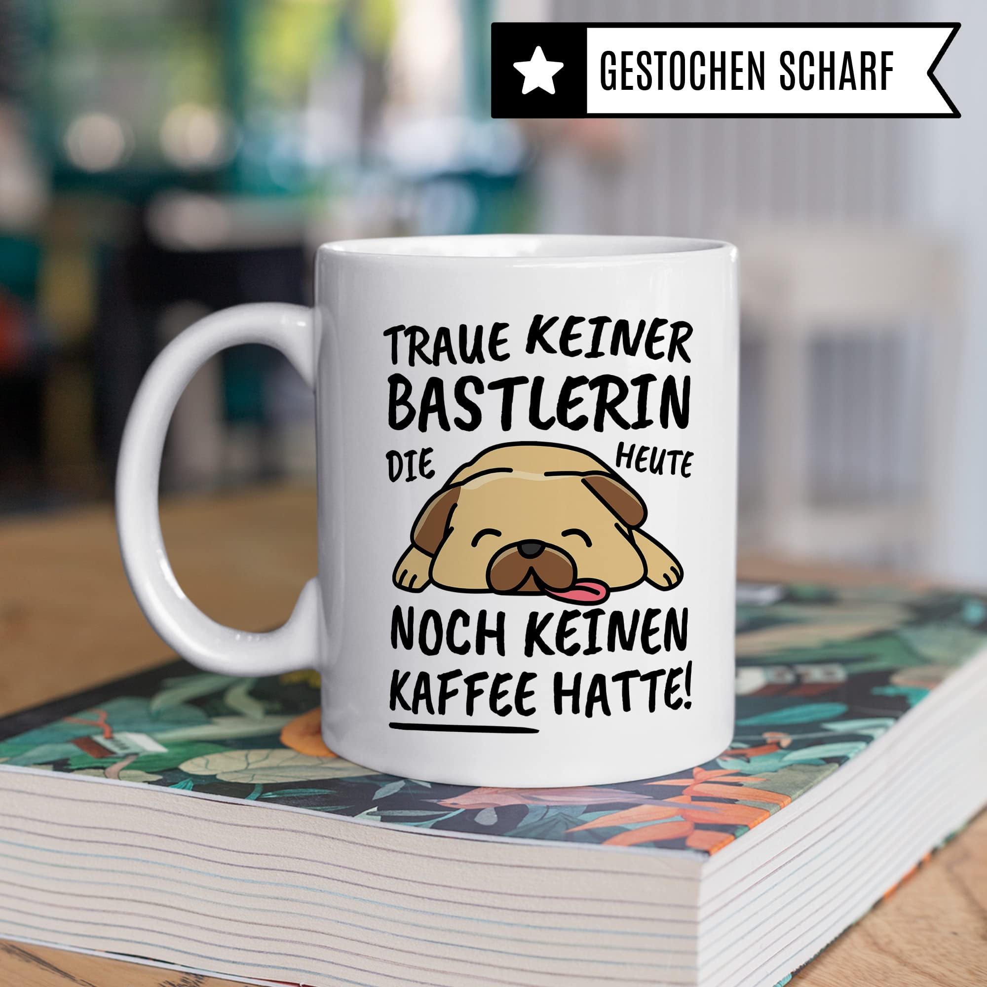 Tasse Bastlerin lustig, Bastlerin Geschenk Beruf, Spruch Kaffeebecher Bastlerinnen Geschenkidee, basteln Heimwerkerin Tütflerin Werkstatt Bastler Kaffee-Tasse Teetasse Becher