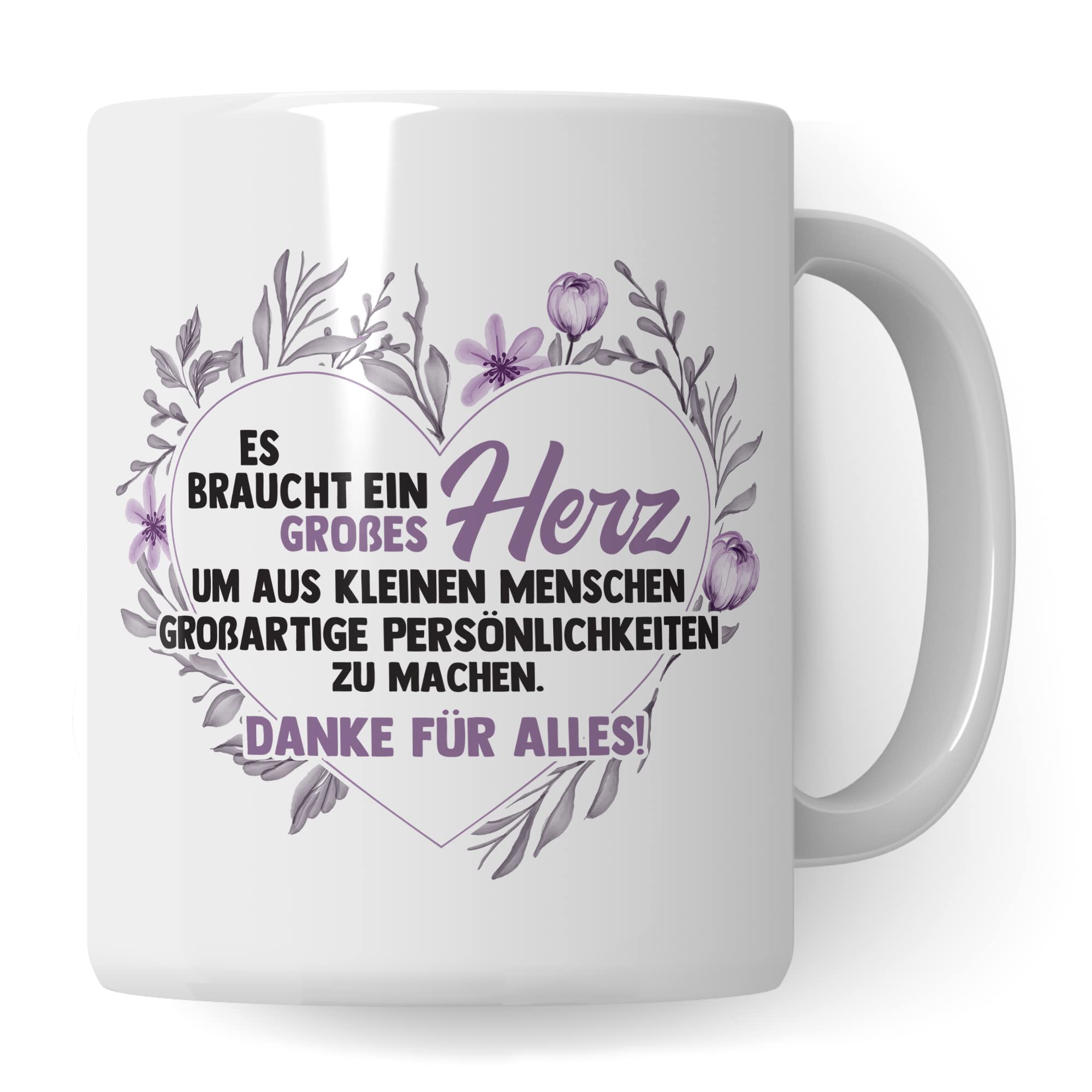 Lehrerin Tasse Erzieherin Geschenk Kaffee-Tasse Kaffee-Becher Lehrerin Geschenkidee Kindergärtnerin Kindergarten Tasse Abschied Kinderpflegerin Abschiedsgeschenk