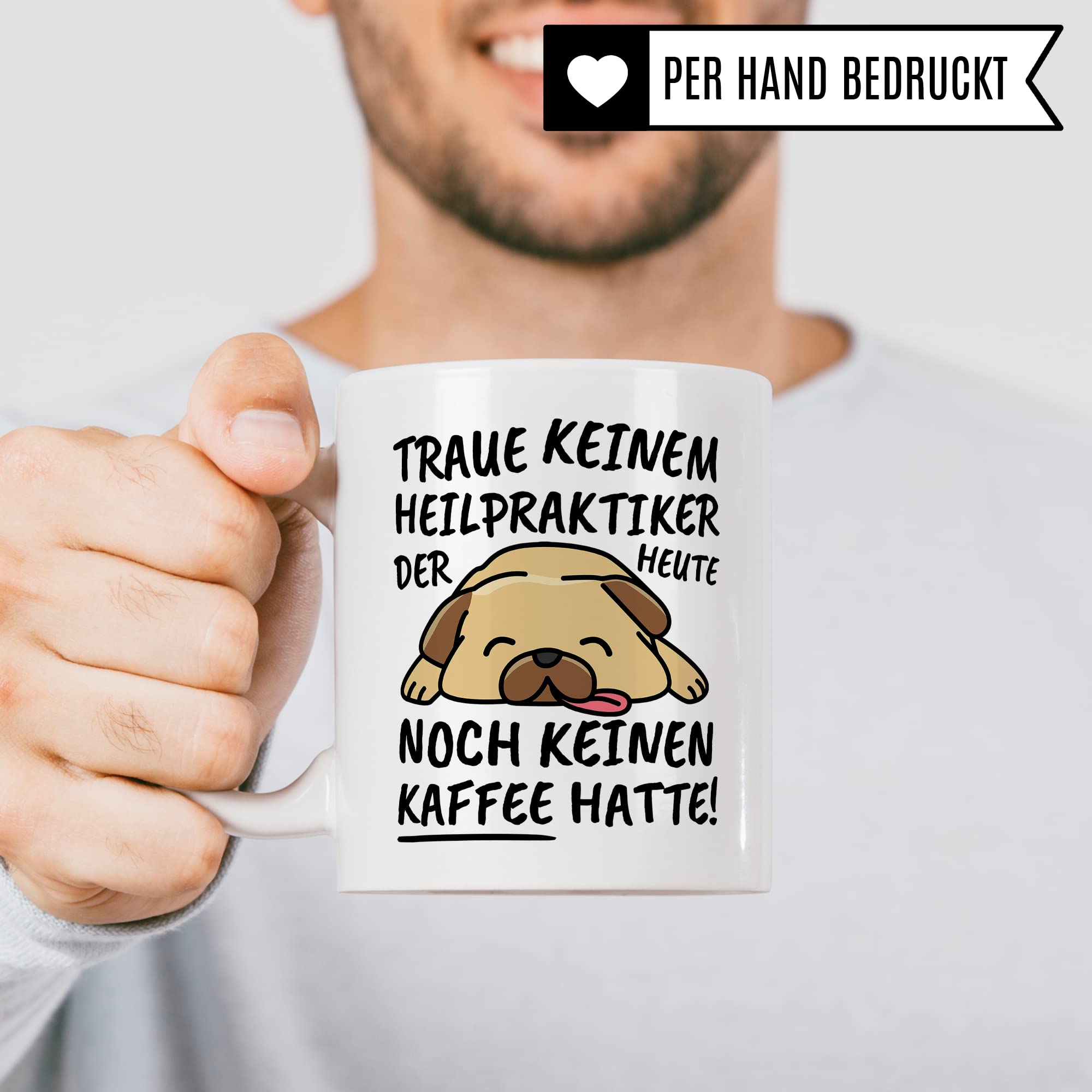 Tasse Heilpraktiker lustig, Heilpraktiker Geschenk Beruf, Spruch Kaffeebecher Heilpraktiker Geschenkidee, Naturheilkunde Therapeut Kaffee-Tasse Teetasse Becher