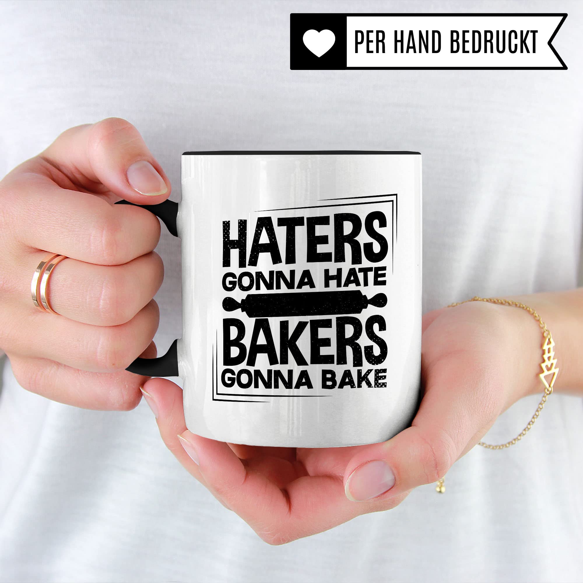 Bäcker Tasse Geschenkidee Backen Kaffeetasse Humor Witz Geschenk für Bäckerin Kaffeebecher Backstube Becher