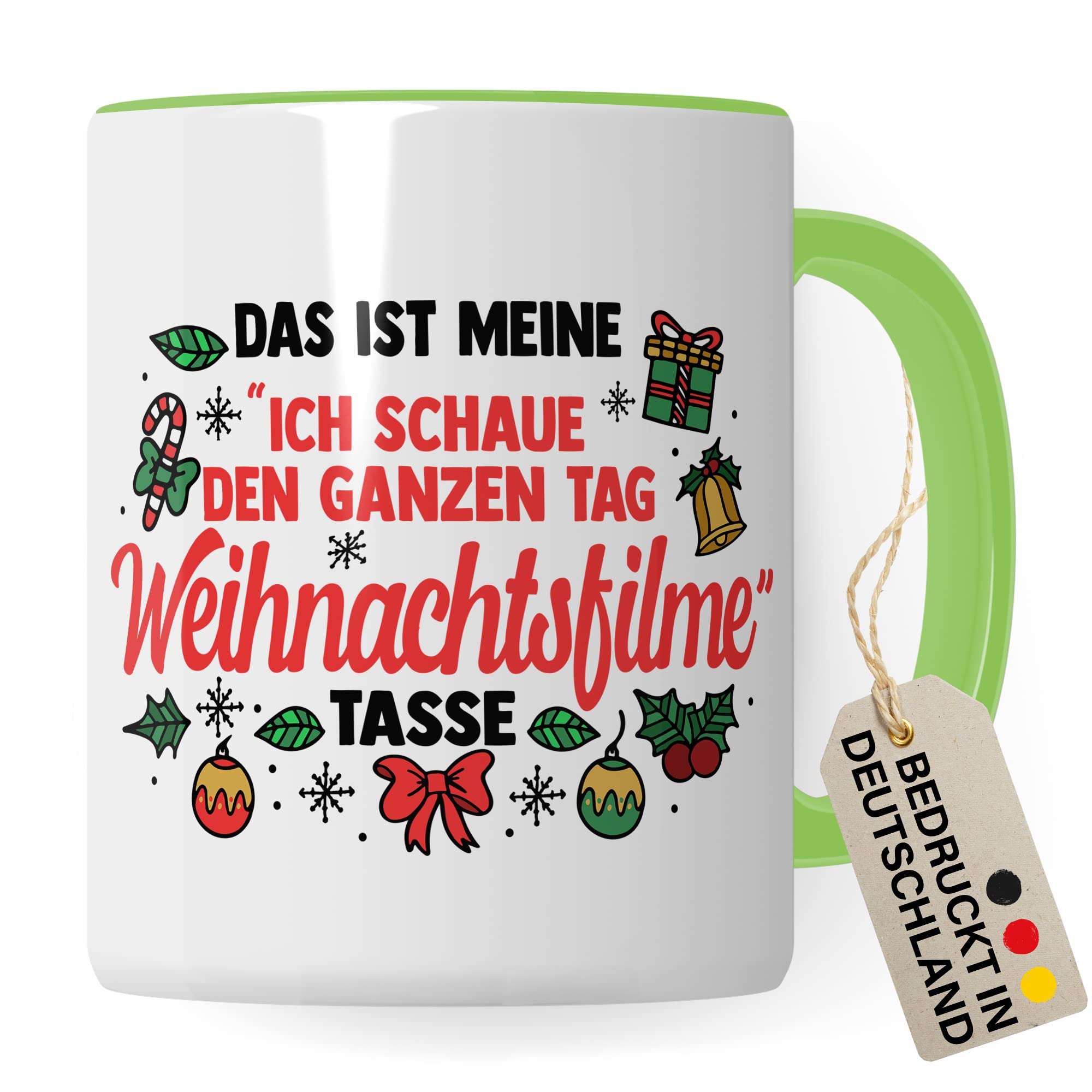 Weihnachten Tasse Weihnachts-Filme Kaffee-Becher Teetasse Christmas Glühweintasse Geschenk Geschenkidee Frohe Weihnachten Winter Kaffeetasse Fest Winter weihnachtlich X-Mas Advent Freundin Kollegin