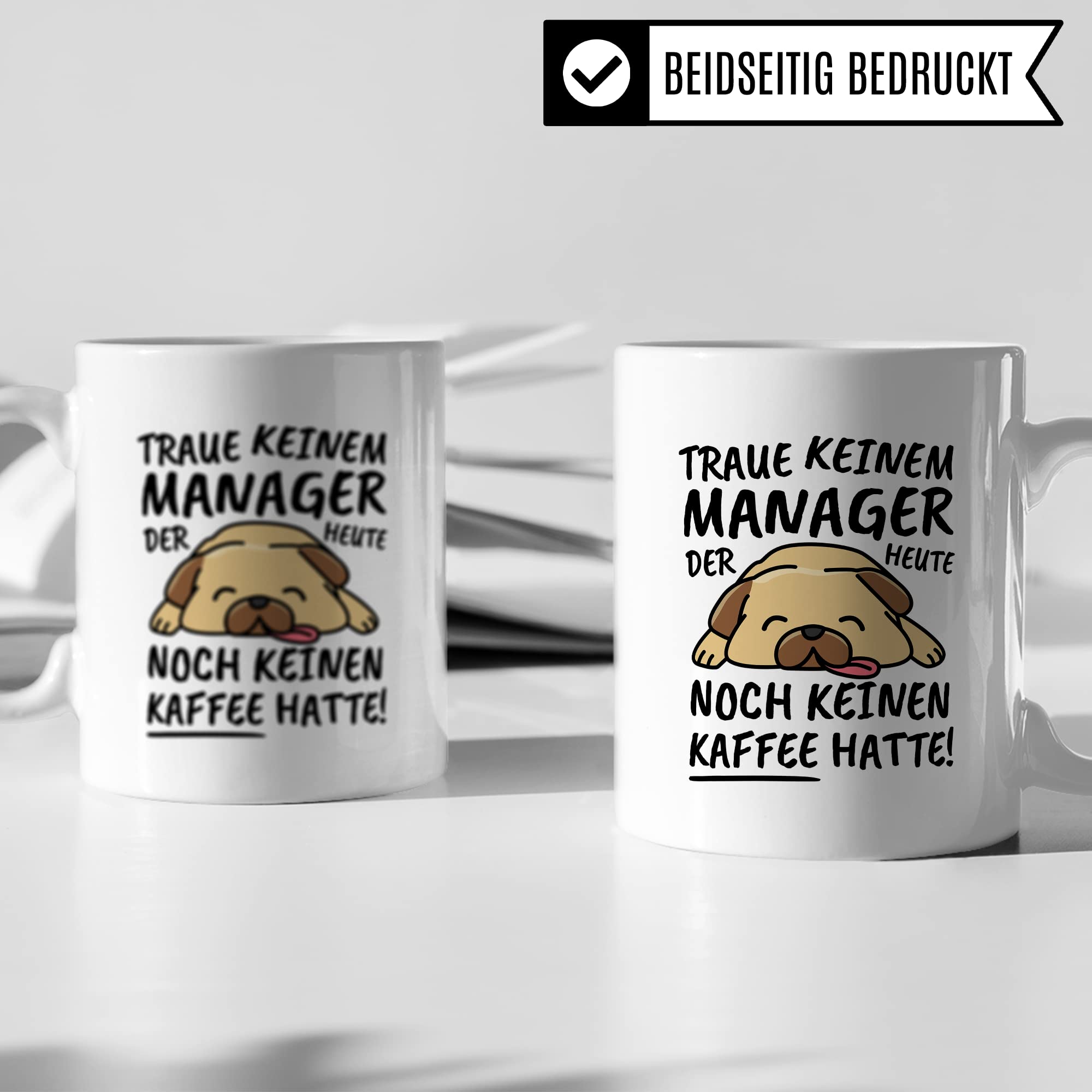 Tasse Manager lustig Manager Geschenk Beruf Spruch Kaffeebecher Manager Geschenkidee Leiter Lenker Führungskraft Entscheider Direktor Verwalter Kaffee-Tasse Teetasse Becher