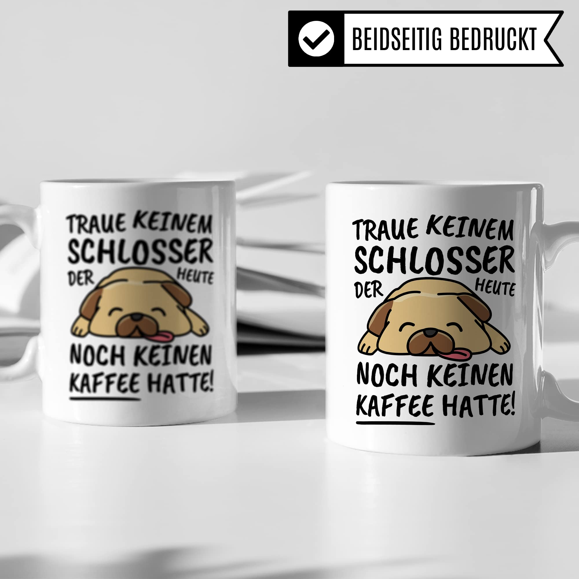 Tasse Schlosser lustig Schlosser Geschenk Beruf Spruch Kaffeebecher Schlosser Geschenkidee Handwerker Schlosserei Schloss Kaffee-Tasse Teetasse Becher