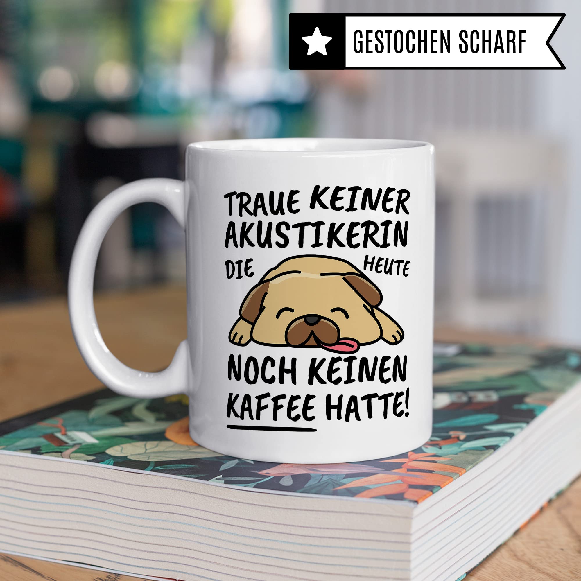 Tasse Akustikerin lustig, Akustikerin Geschenk Beruf, Spruch Kaffeebecher Akustikerinnen Geschenkidee, Akustik Hörakustiker Hörakustikgerin Akustiker Kaffee-Tasse Teetasse Becher