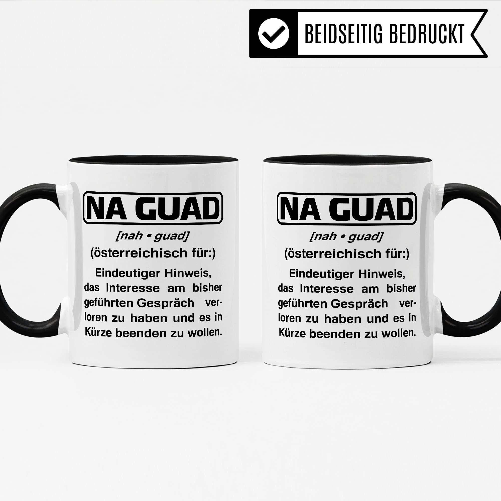 Österreicherisch Tasse Geschenkidee Österreich Kaffeetasse Humor Witz Geschenk für Österreicher Österreicherin Kaffeebecher Definition
