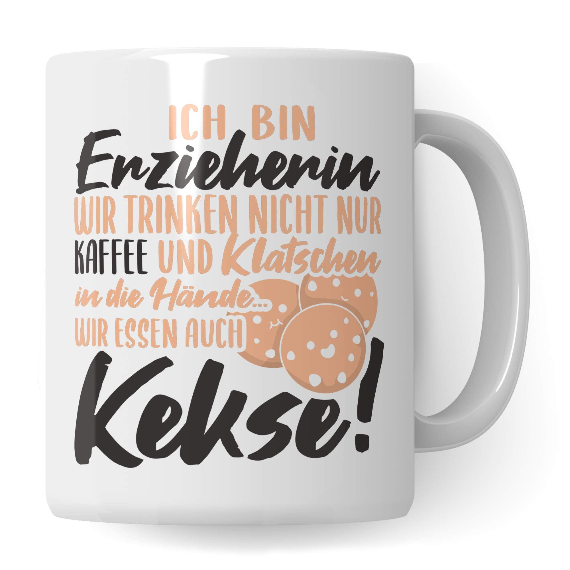 Pagma Druck Erzieherin Tasse Geschenk, Kindergarten Abschiedsgeschenk, Erzieherin Abschied Becher, Danke Geschenke für Erzieher Kaffeetasse, Kaffeebecher Tagesmutter Kita Kinderpflegerin