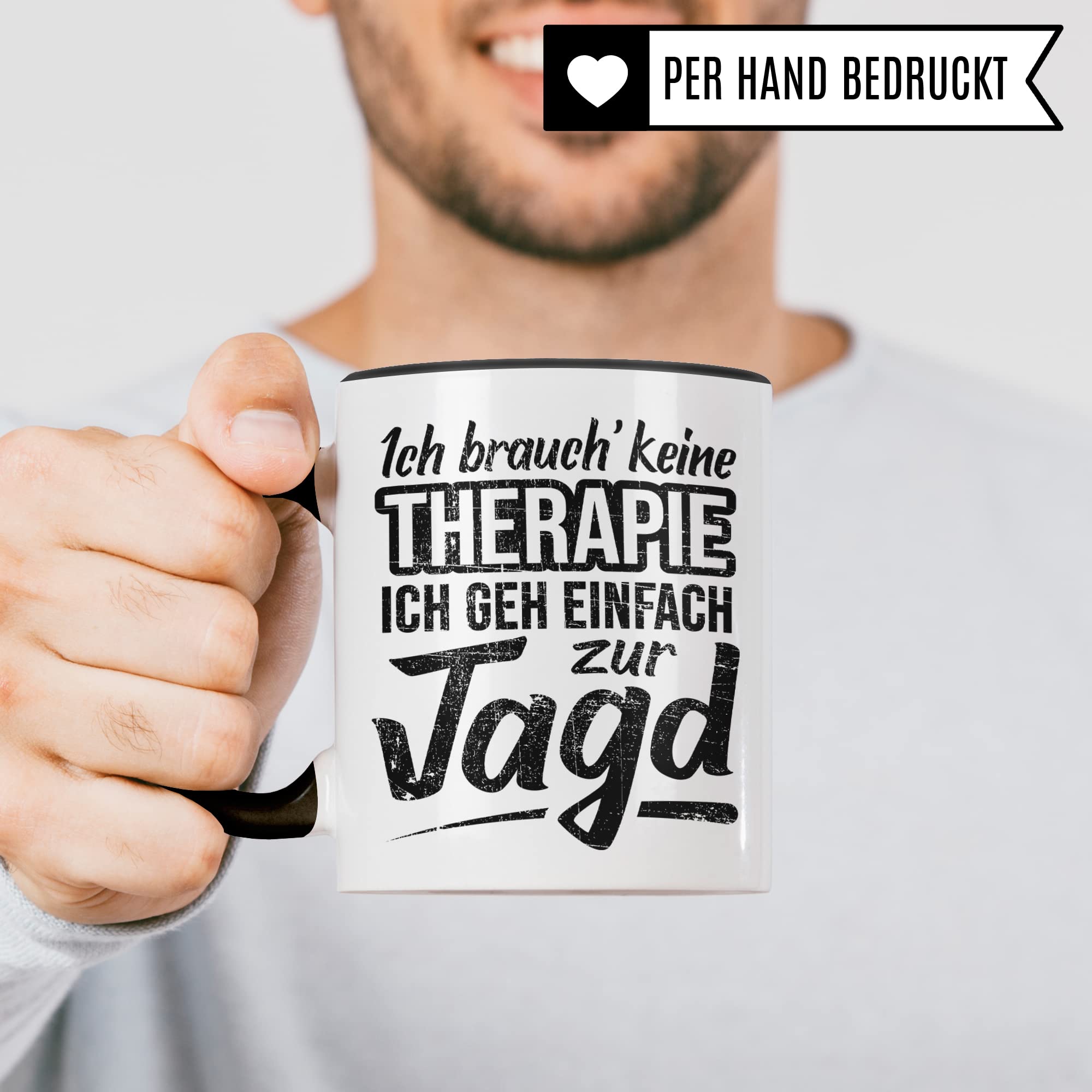 Jagd Geschenk, Kaffeetasse Humor Witz Geschenk für Jägerei, Jäger Jägerin Tasse Geschenkidee, Kaffeebecher für Männer Frauen Becher lustig