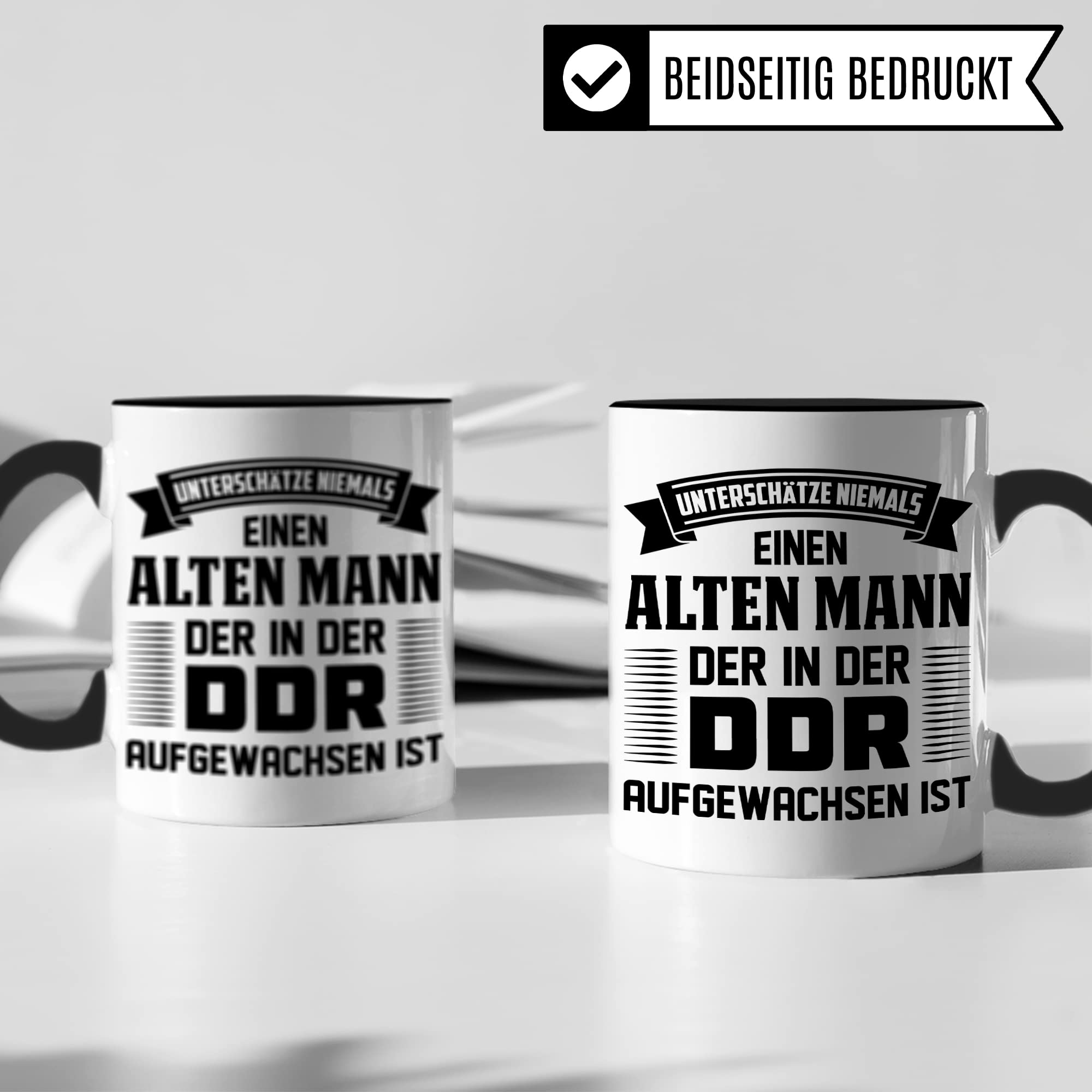 DDR Opa Tasse, DDR Kaffeetasse Geschenk für Kinder der Deutsche Demokratische Republik, Kaffeetasse Ostdetuscher Humor Witz Geschenk für Männer, Ostdeutschland Ossi Geschenkidee