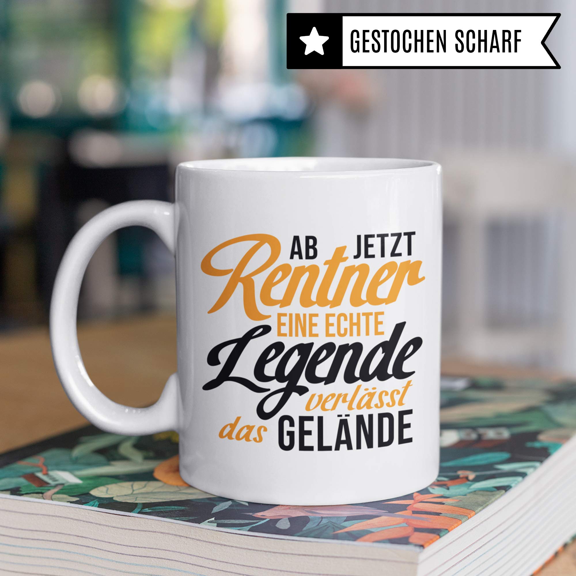 Pagma Druck Tasse Rentner, Witzige Geschenke zum Ruhestand, Rente Becher Pensionierung Geschenk Renteneintritt, Rentenbeginn Pension Kaffeetasse Abschiedsgeschenk Geschenkidee