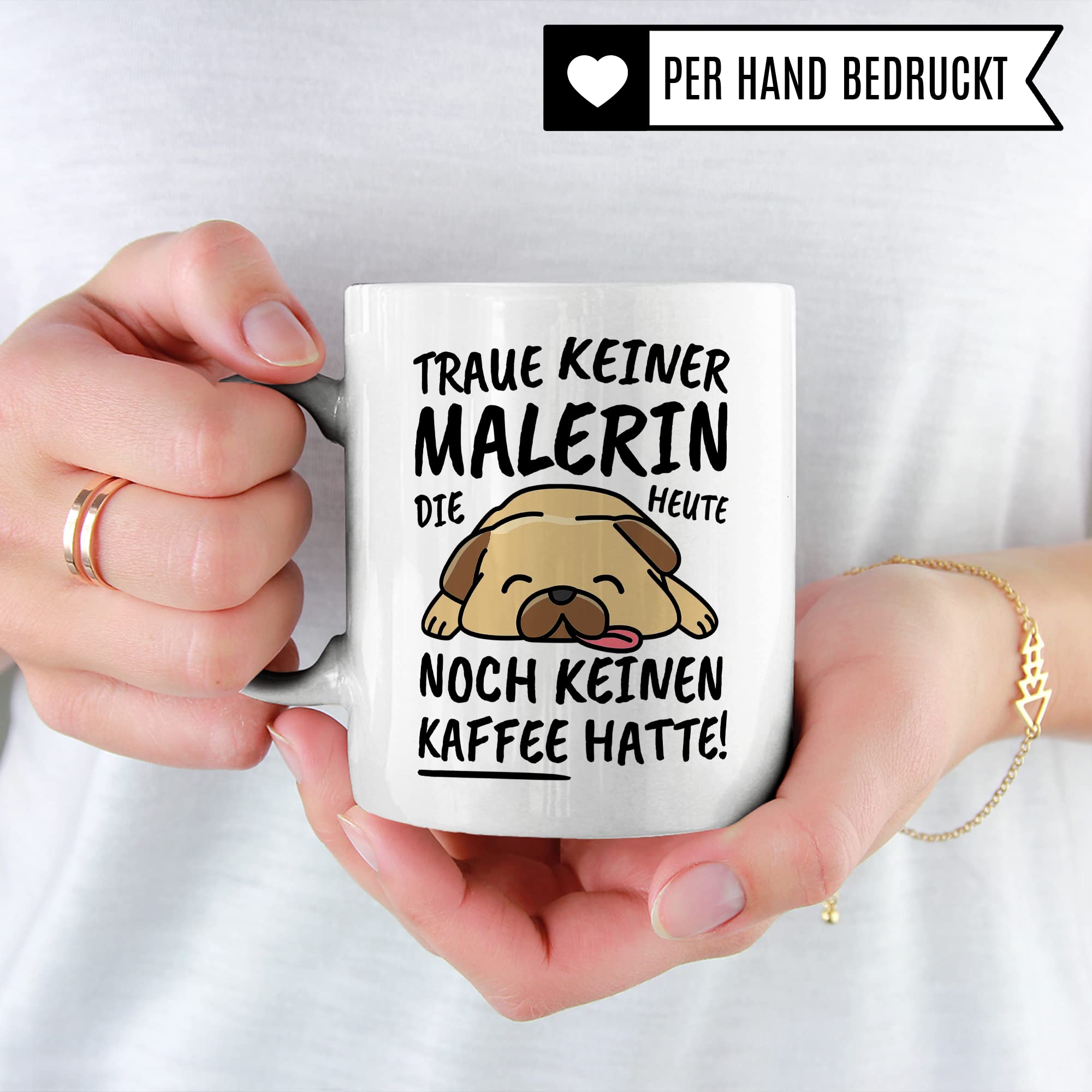 Tasse Malerin lustig Malerin Geschenk Beruf Spruch Kaffeebecher Malerinnen Geschenkidee Zeichnerin Ansrtreicherin Kunstmalerin Künstlerin Kaffee-Tasse Teetasse Becher