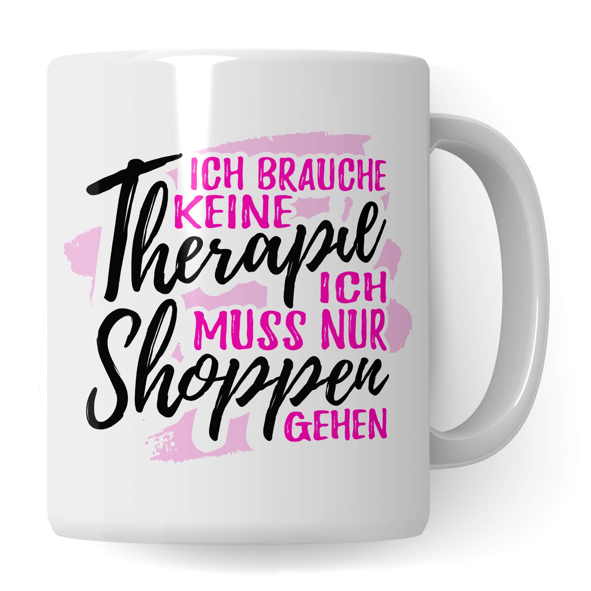 Pagma Druck Tasse Shopping - Shopping Queen Geschenk Becher - Geschenkidee Shoppen Einkaufen Frauen Einkaufsbummel lustig