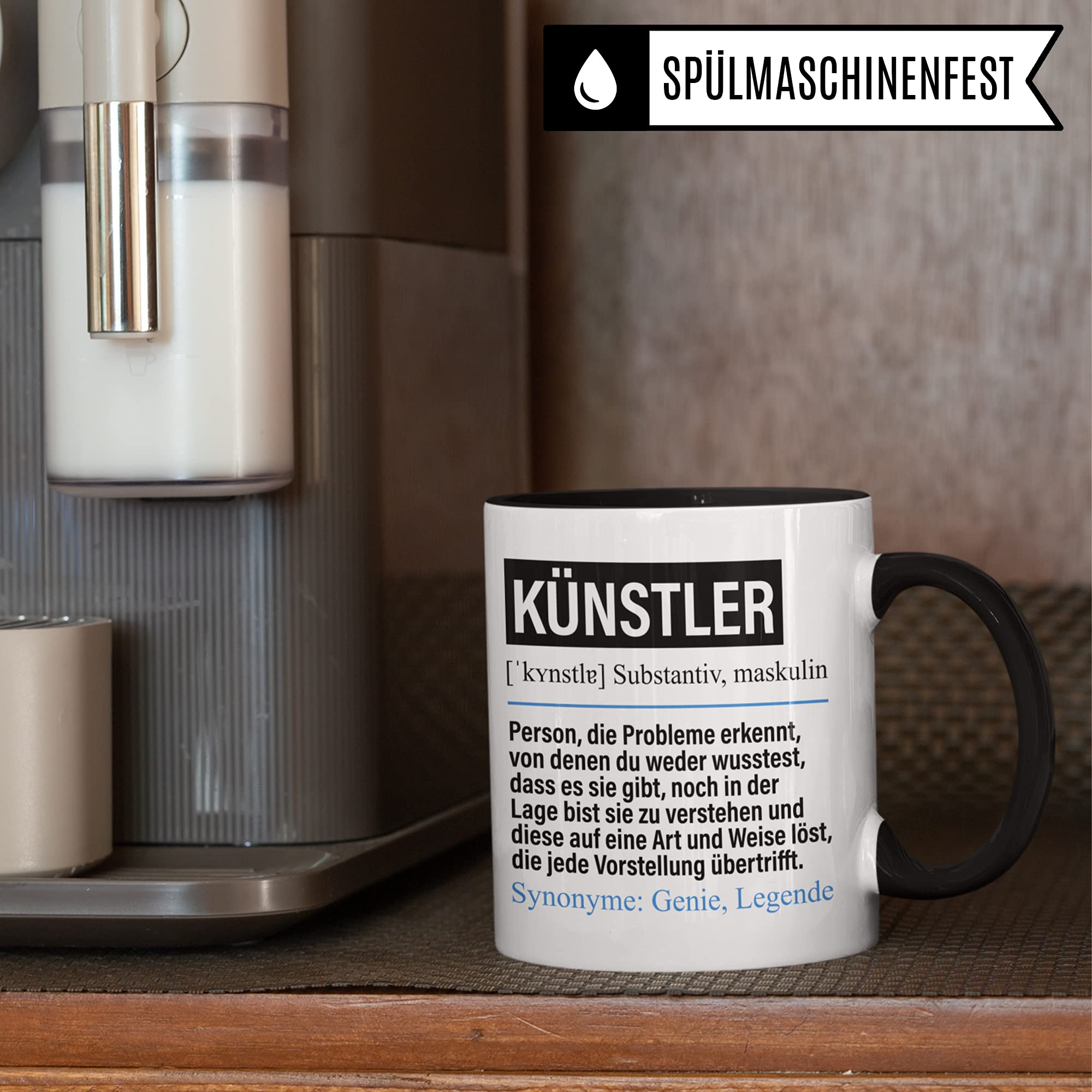 Künstler Tasse lustig, Künstler Geschenk Beruf, Spruch Kunst Geschenkidee Kaffeetasse Beruf Kunstschaffender Kaffeebecher Teetasse Becher