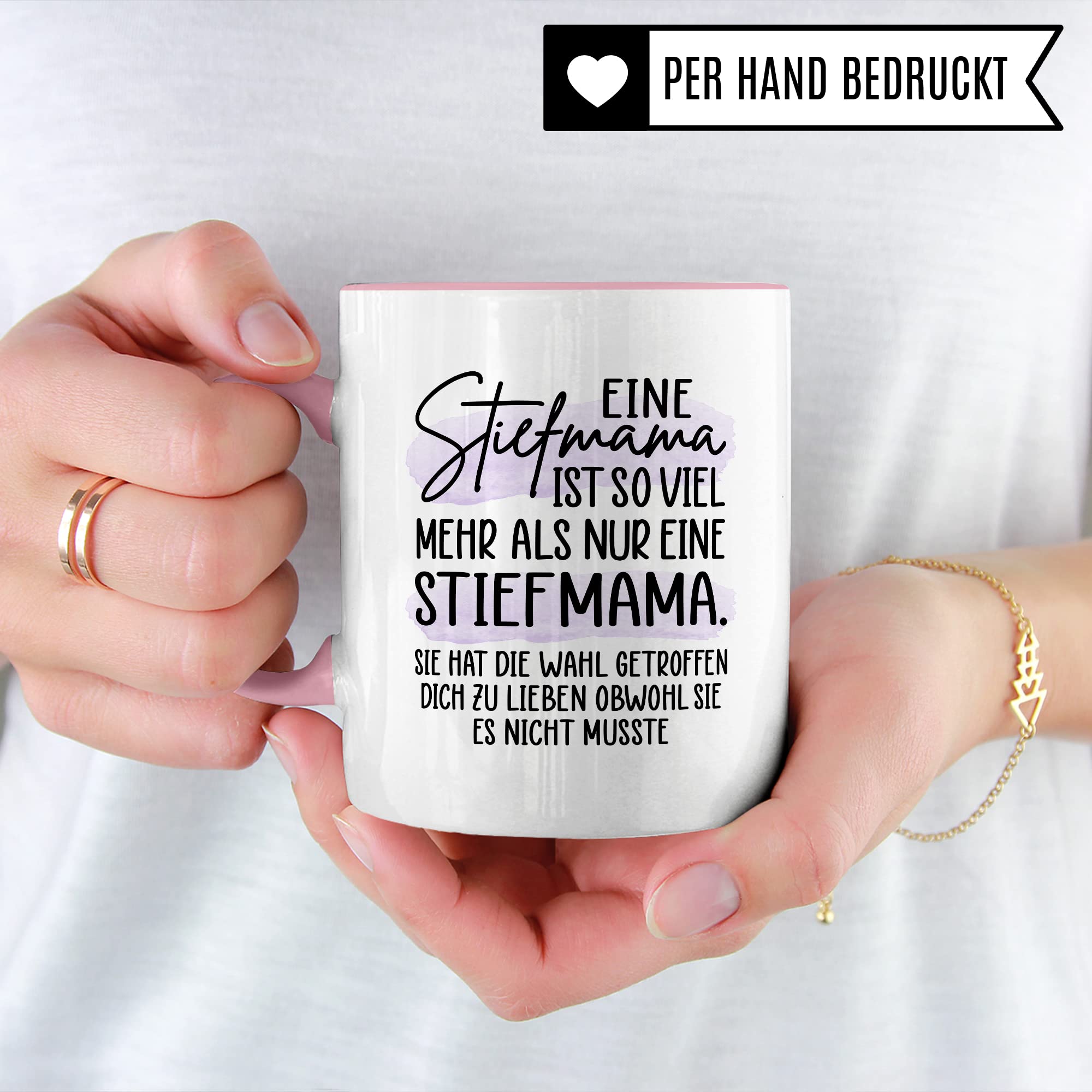Tasse Stiefmutter Geschenk, Eine Stiefmama ist so viel mehr als nur eine Stiefmama Geschenkidee Kaffee-Becher Tasse mit Spruch Kaffeetasse Stiefmutter Ziehmutter