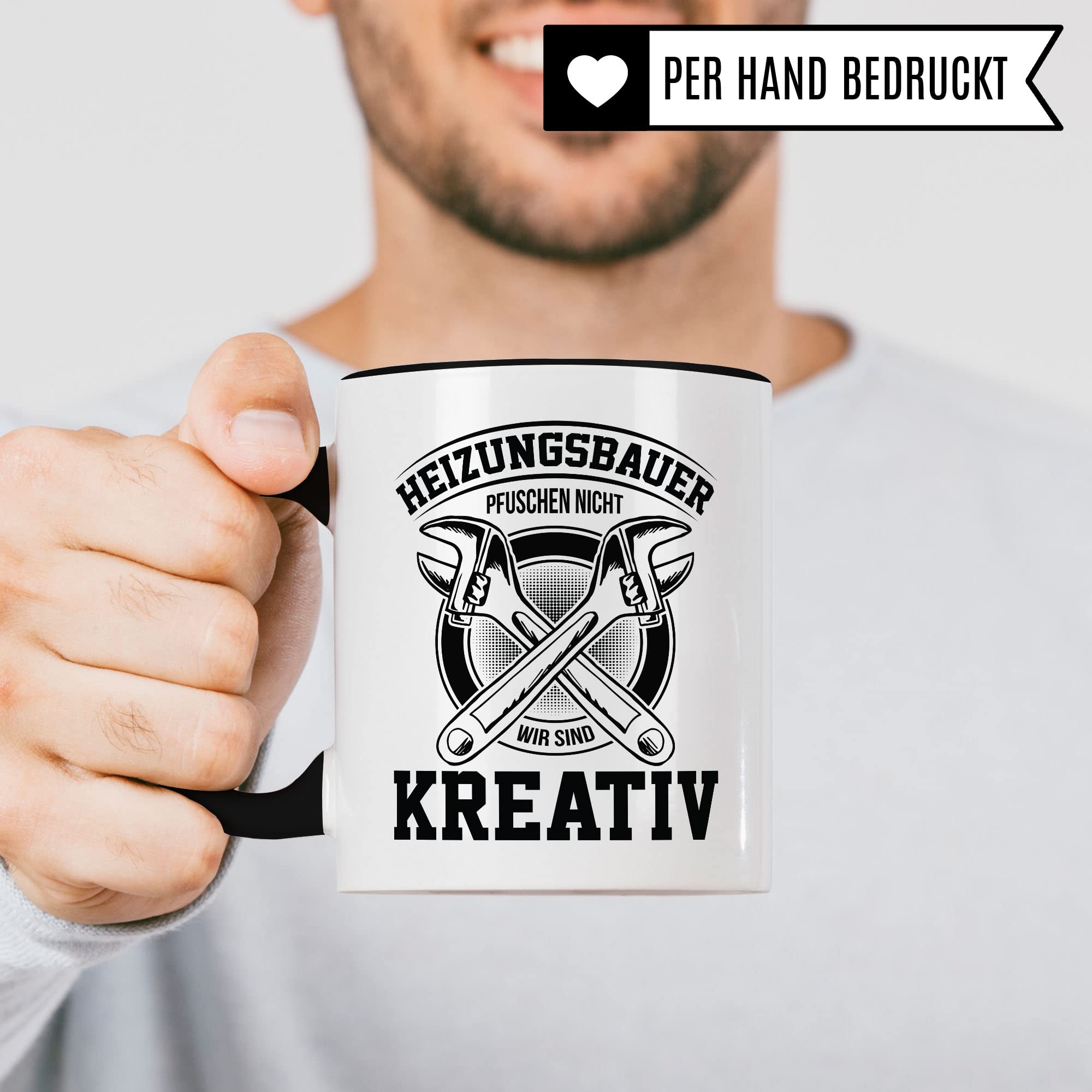 Heizungsbauer Tasse Geschenkidee Heizung Kaffeetasse Geschenk für Heizungsinstallateur Kaffeebecher Heizungsbau Becher