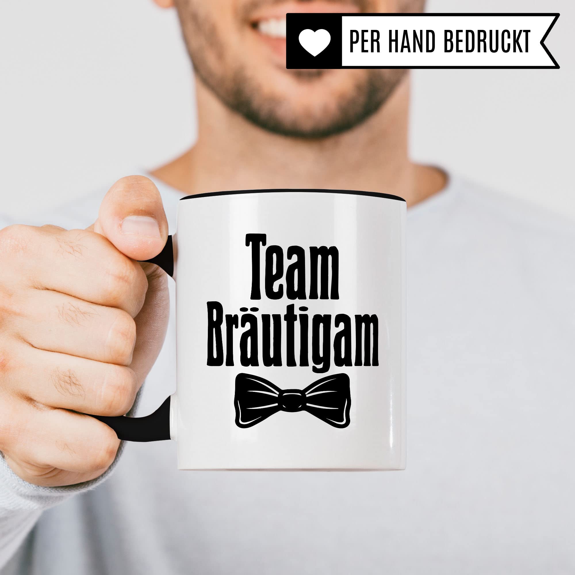 Trauzeuge fragen Team Bräutigam Motiv Geschenk Freund Trauzeuge süßes Motiv schöne Geschenkidee Kaffeetasse Teebecher Hochzeit Trauung Kaffee-Becher