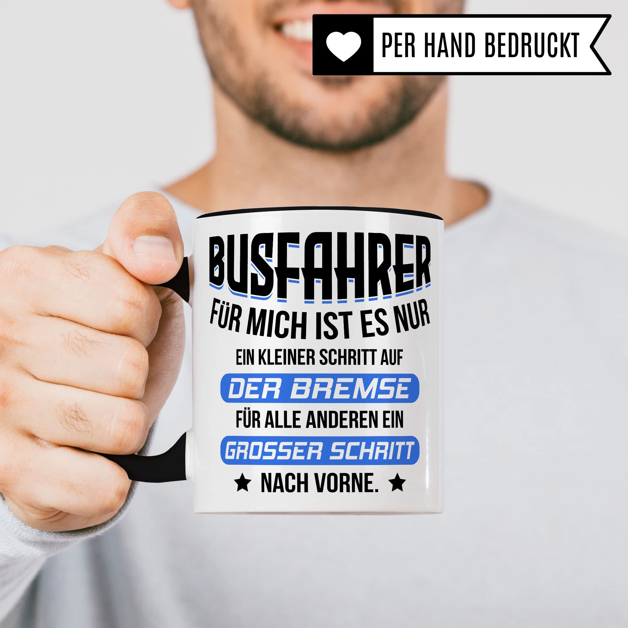 Busfahrer Tasse, Buschauffeur Becher, Autobusfahrer Geschenkidee, Kollegen Geschenk, Kaffeetasse Humor Witz Geschenk für Bus Fahrer, Kaffeebecher für Männer