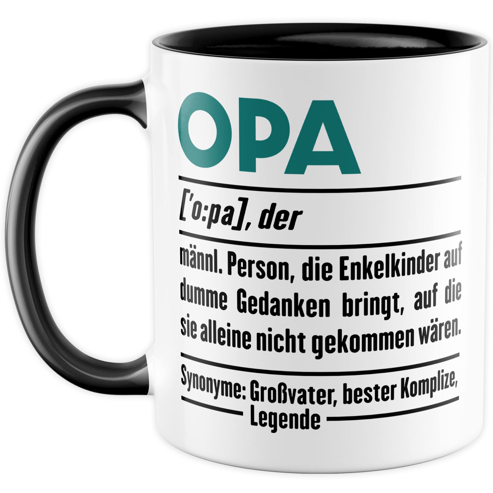 Tasse Opa Enkel Spruch Opas Geschenk Großvater schöne Geschenkidee Kaffee-Becher